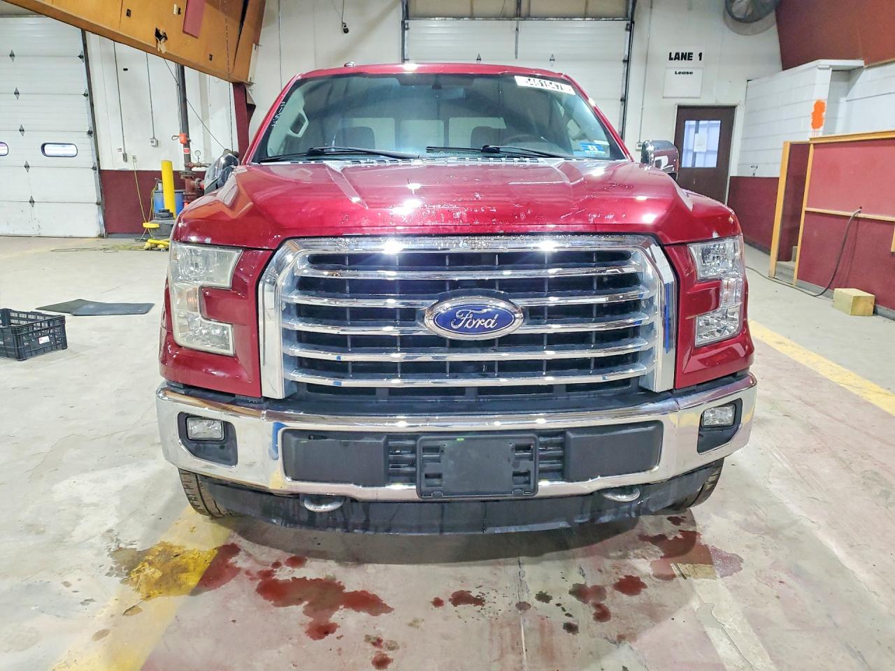 2015 Ford F150 Supercrew Red vin: 1FTEW1EF1FFA22800