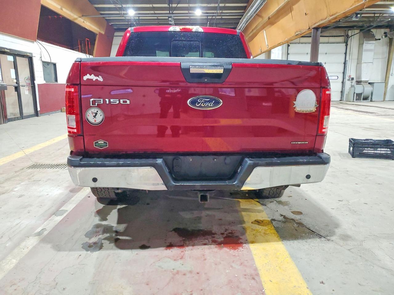 2015 Ford F150 Supercrew Red vin: 1FTEW1EF1FFA22800