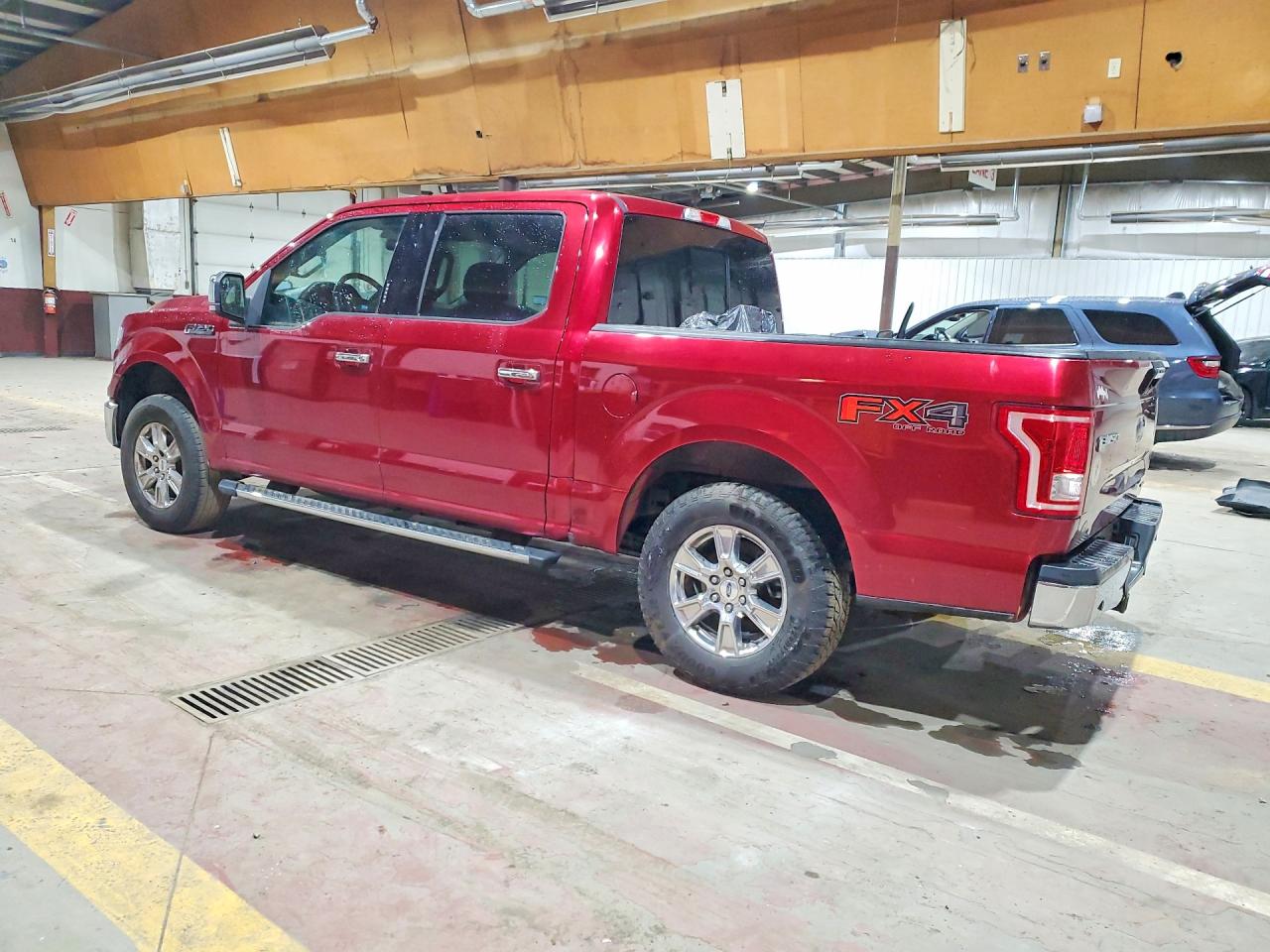 2015 Ford F150 Supercrew Red vin: 1FTEW1EF1FFA22800