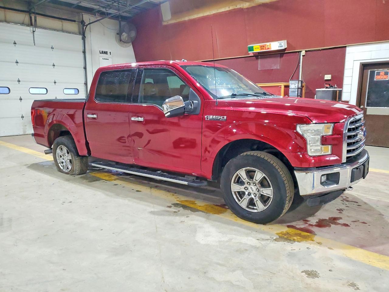 2015 Ford F150 Supercrew Red vin: 1FTEW1EF1FFA22800