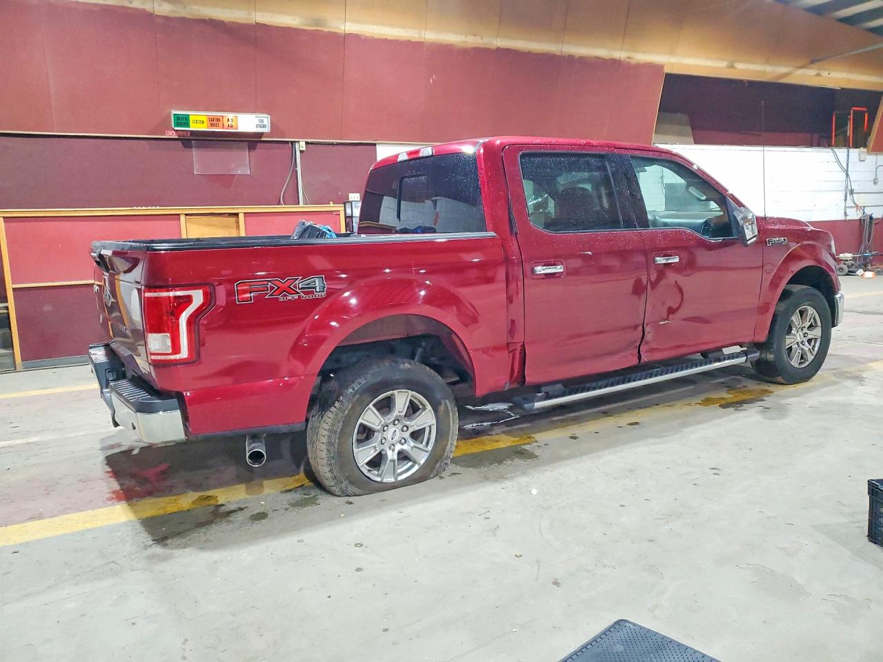 2015 Ford F150 Supercrew Red vin: 1FTEW1EF1FFA22800