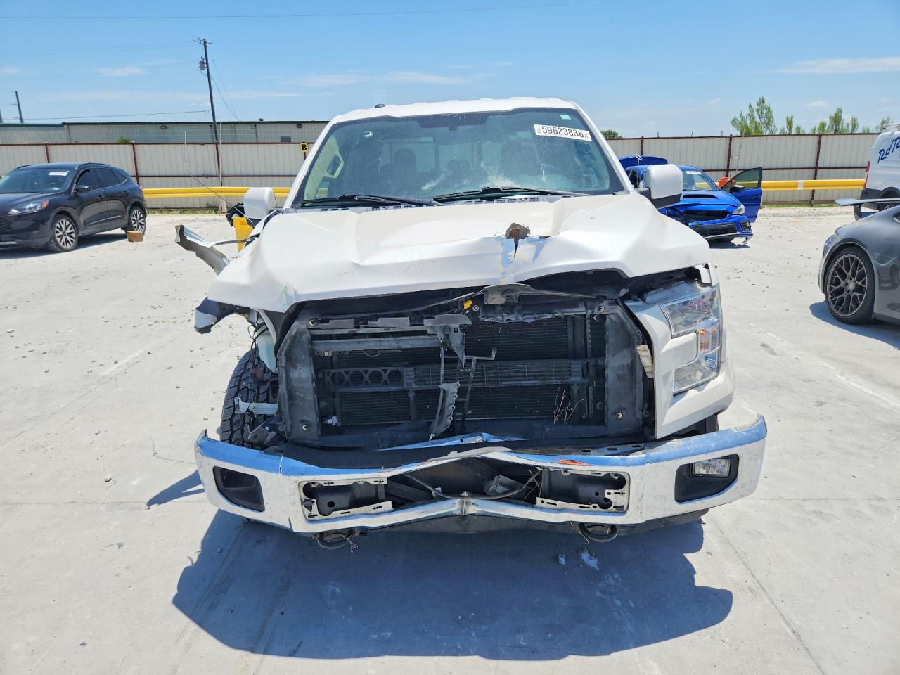 2015 Ford F150 Supercrew White vin: 1FTEW1EF1FFA28998