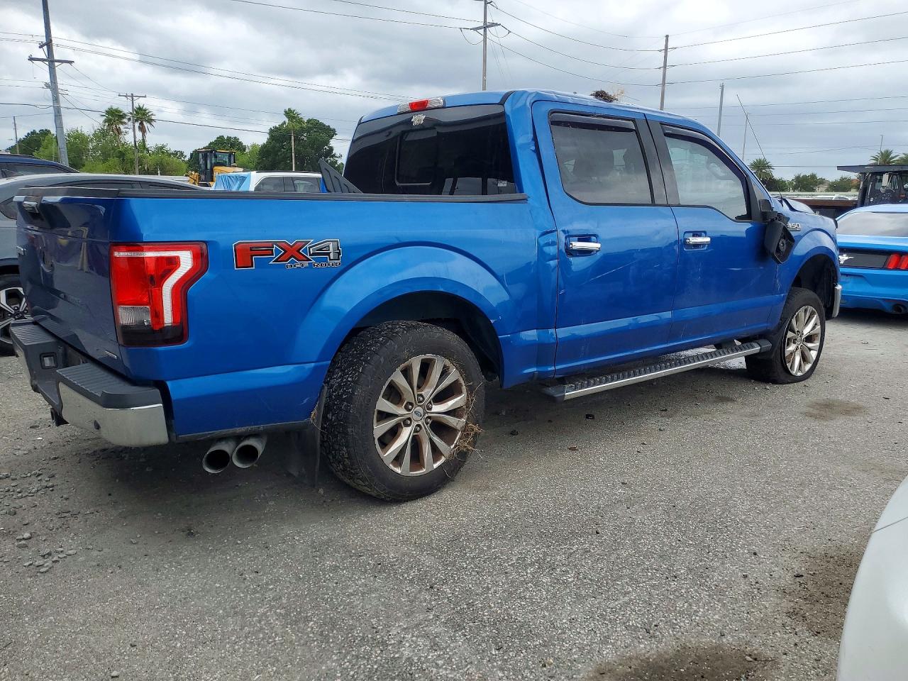 2015 Ford F150 Supercrew Blue vin: 1FTEW1EF1FFA78039