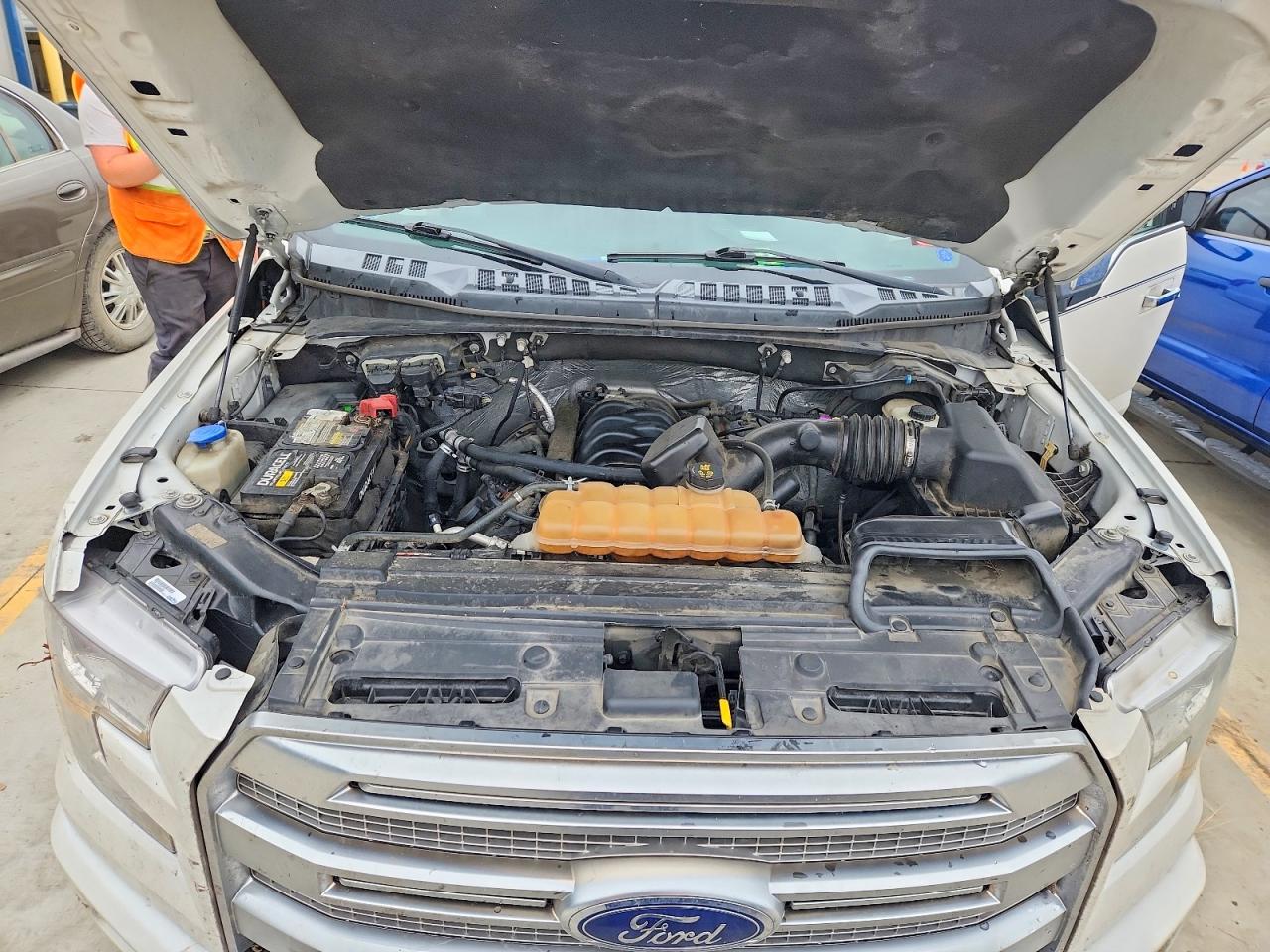 2015 Ford F150 Supercrew White vin: 1FTEW1EF1FFB19723