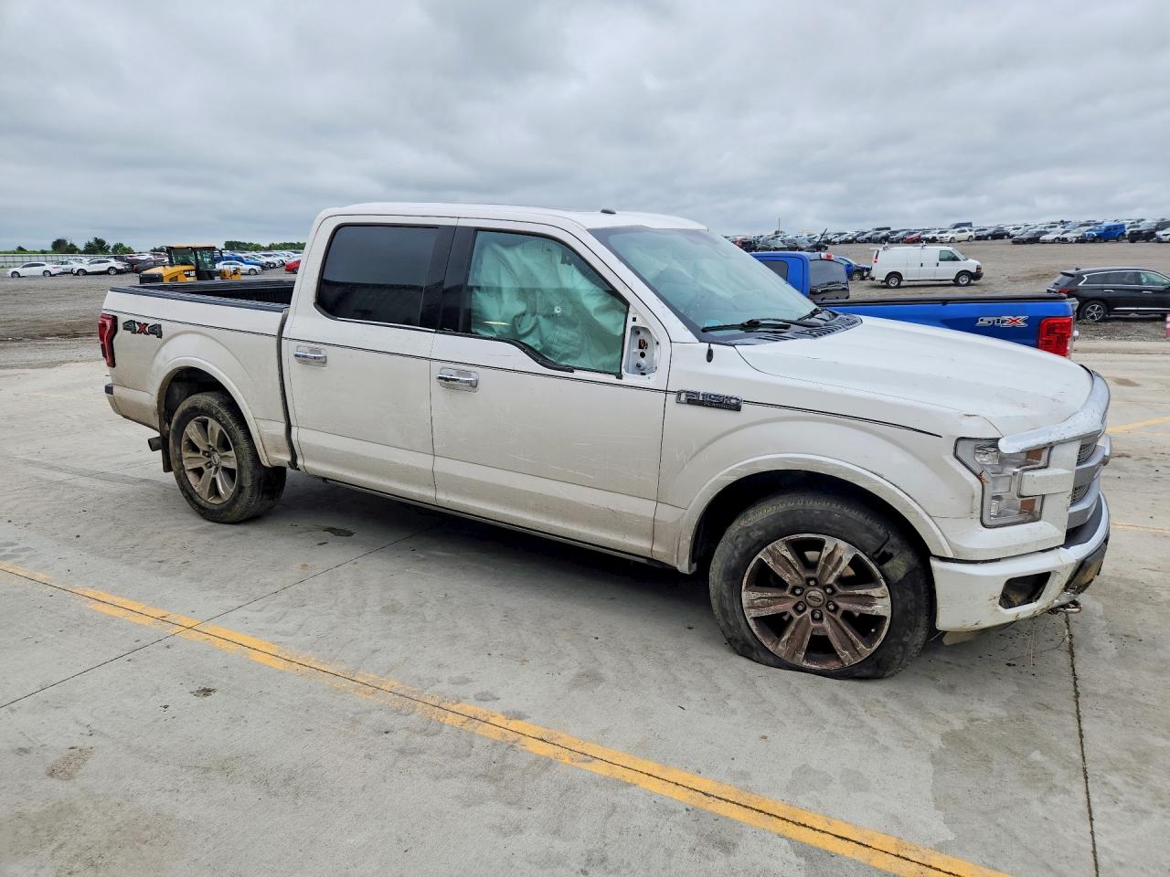 2015 Ford F150 Supercrew White vin: 1FTEW1EF1FFB19723