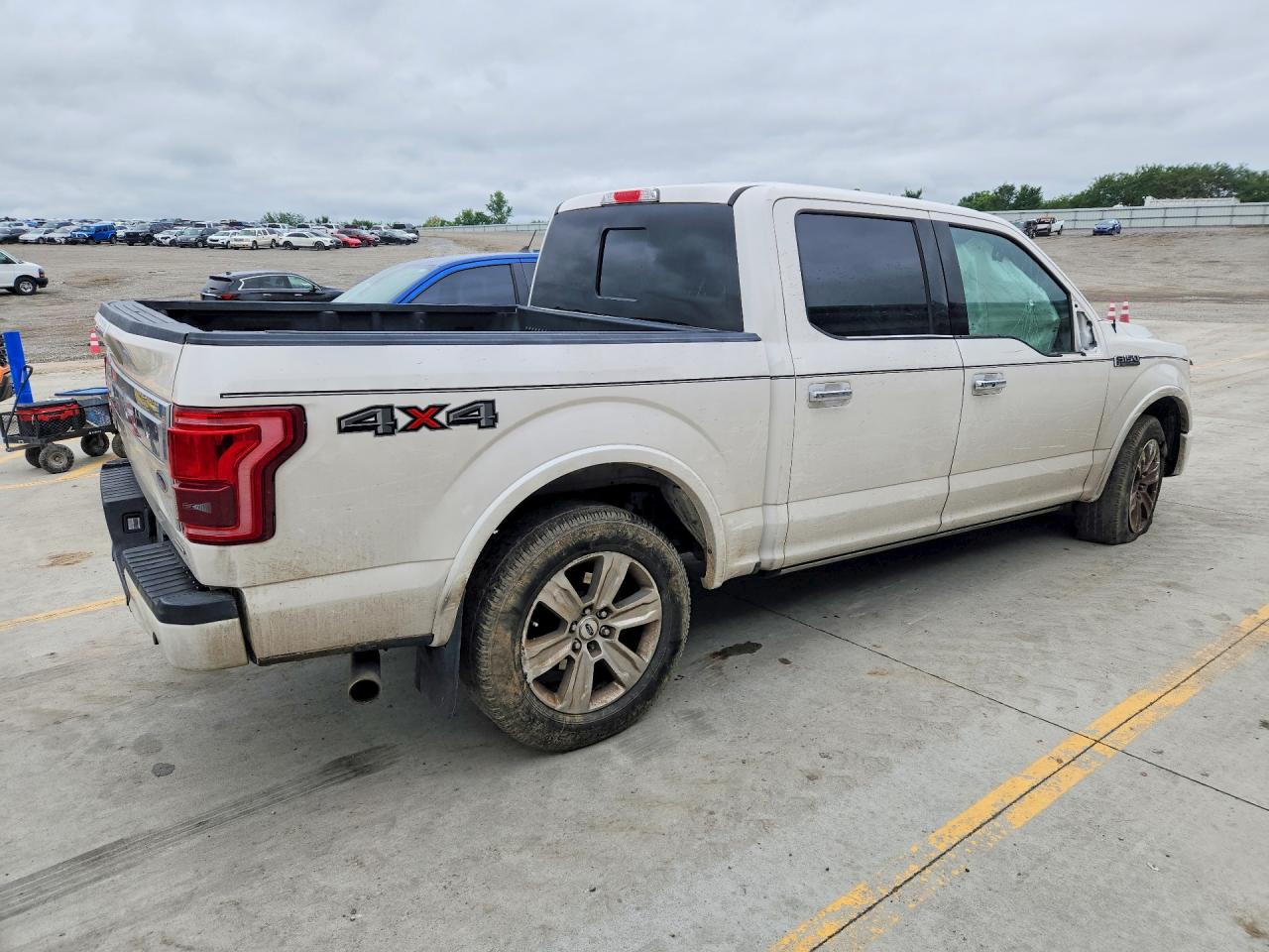 2015 Ford F150 Supercrew White vin: 1FTEW1EF1FFB19723