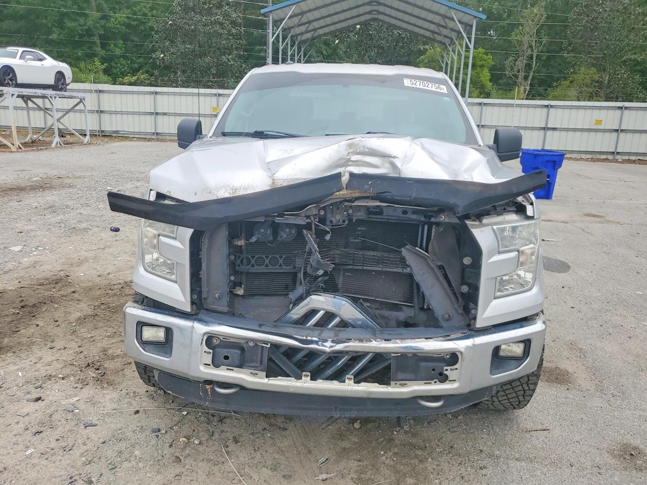 2015 Ford F150 Supercrew Silver vin: 1FTEW1EF1FFC84252