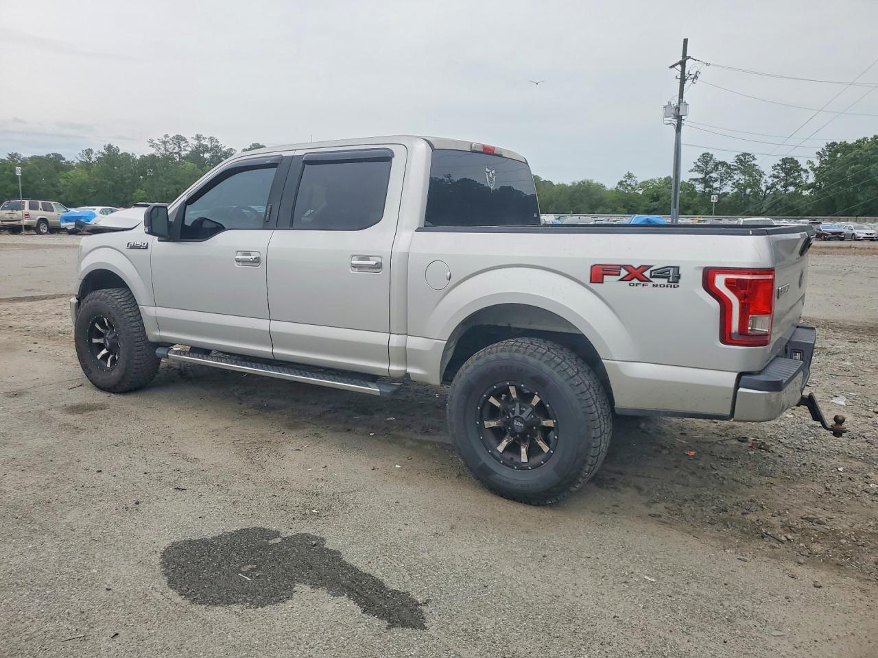 2015 Ford F150 Supercrew Silver vin: 1FTEW1EF1FFC84252