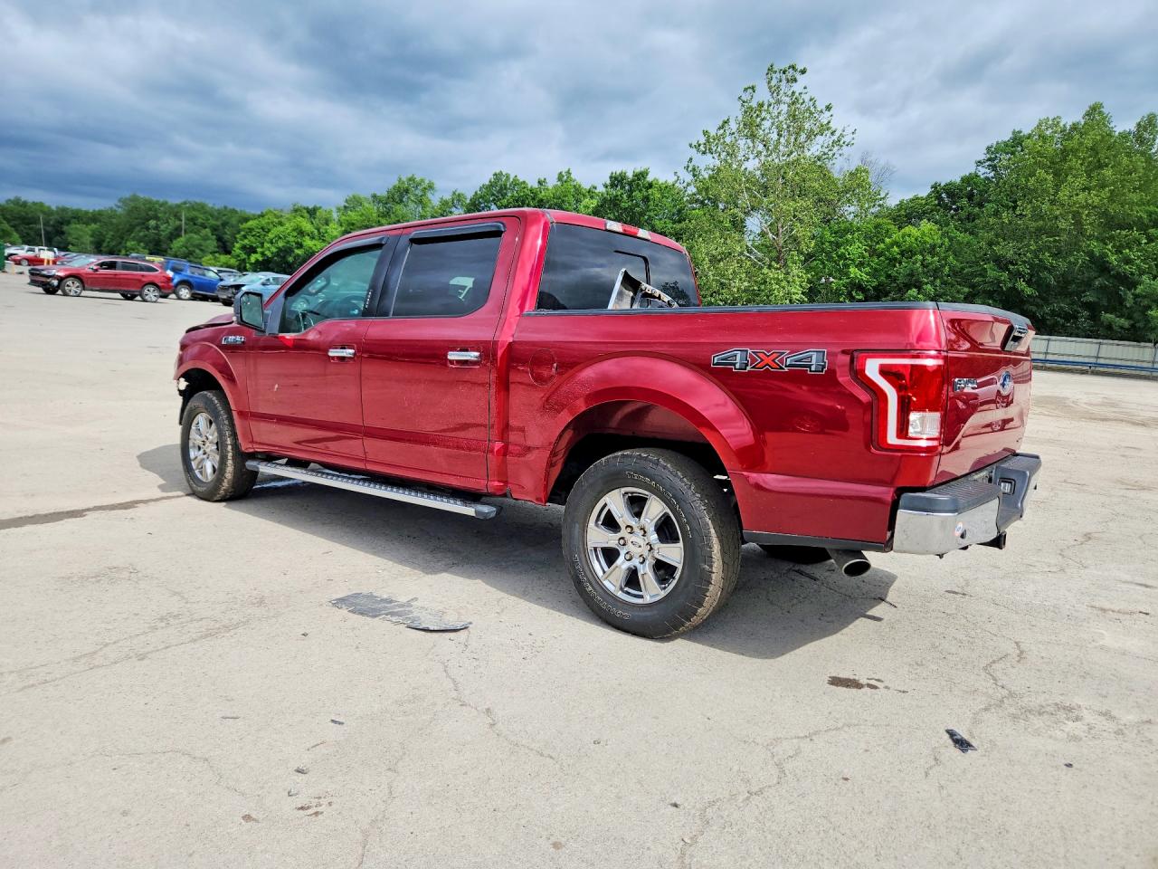 2015 Ford F150 Supercrew Бордовый vin: 1FTEW1EF1FFC92254