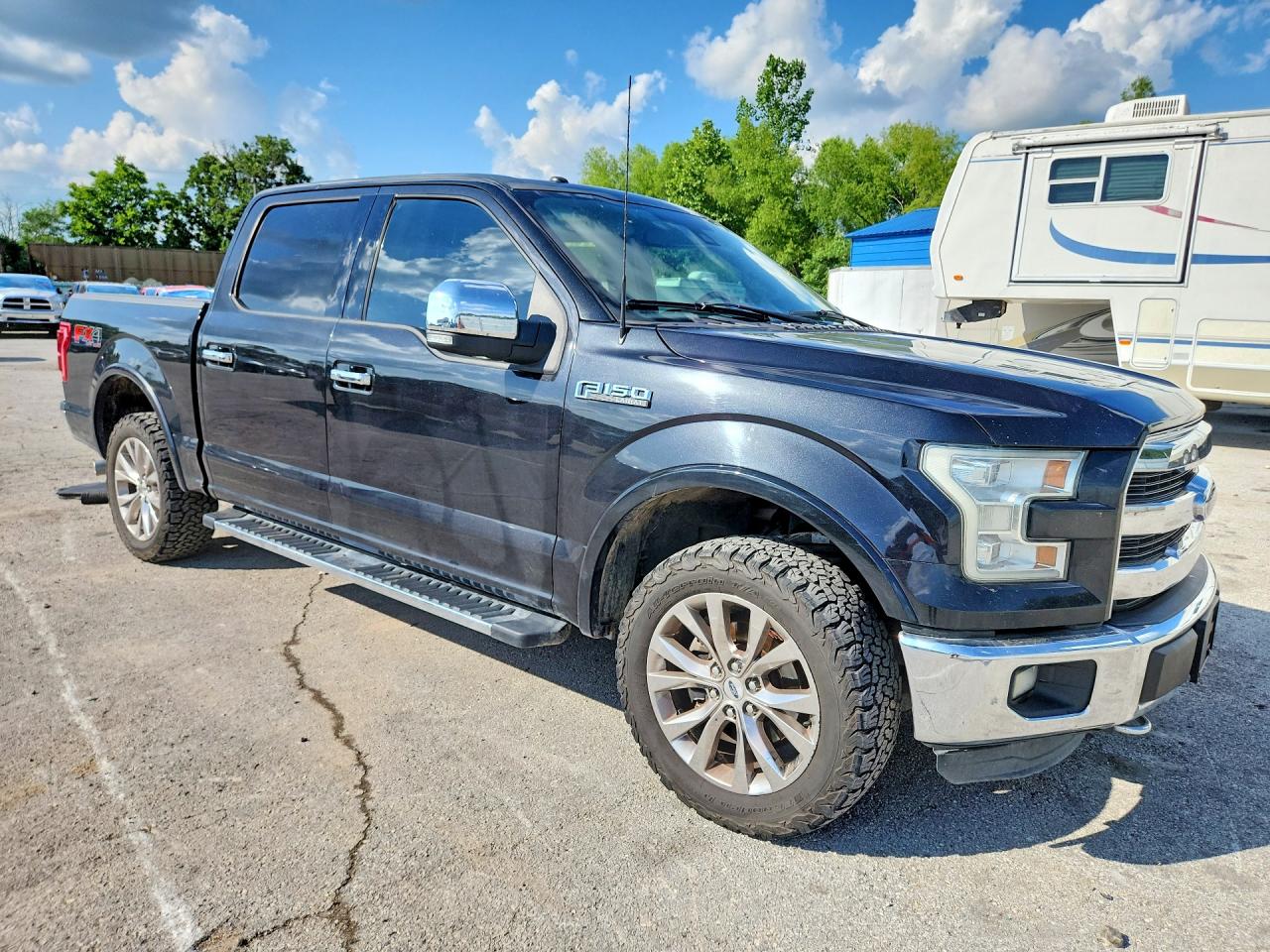 2015 Ford F150 Supercrew Black vin: 1FTEW1EF1FKD08069