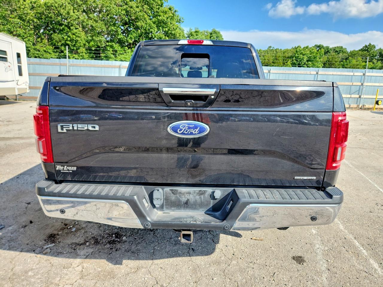 2015 Ford F150 Supercrew Black vin: 1FTEW1EF1FKD08069