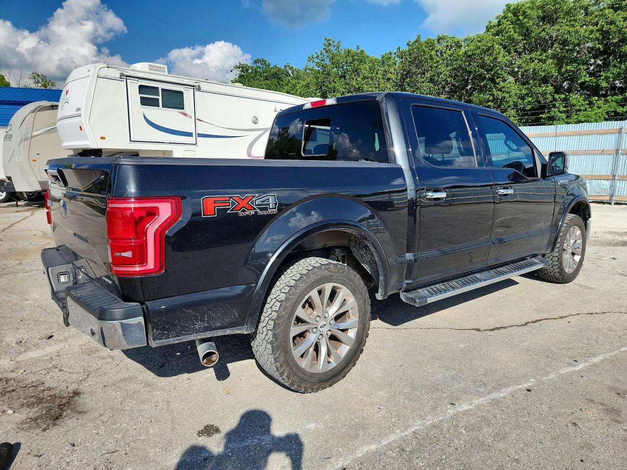 2015 Ford F150 Supercrew Black vin: 1FTEW1EF1FKD08069