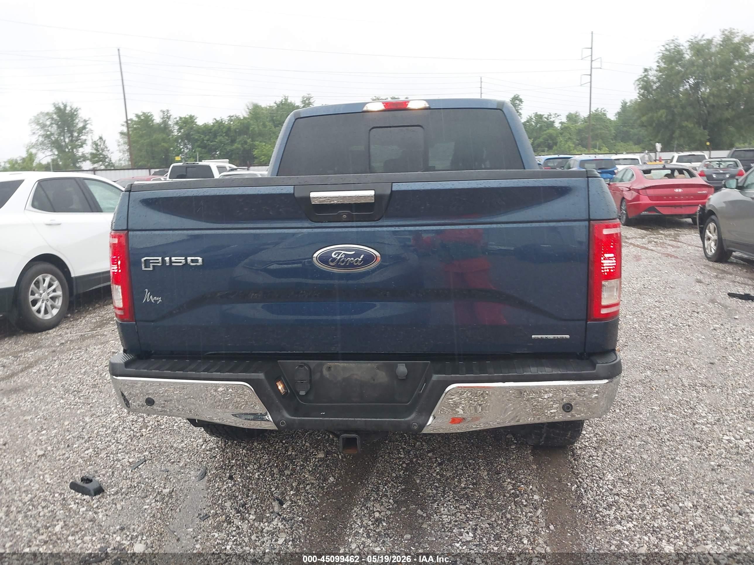 2015 Ford F-150 Xlt Blue vin: 1FTEW1EF1FKD32971