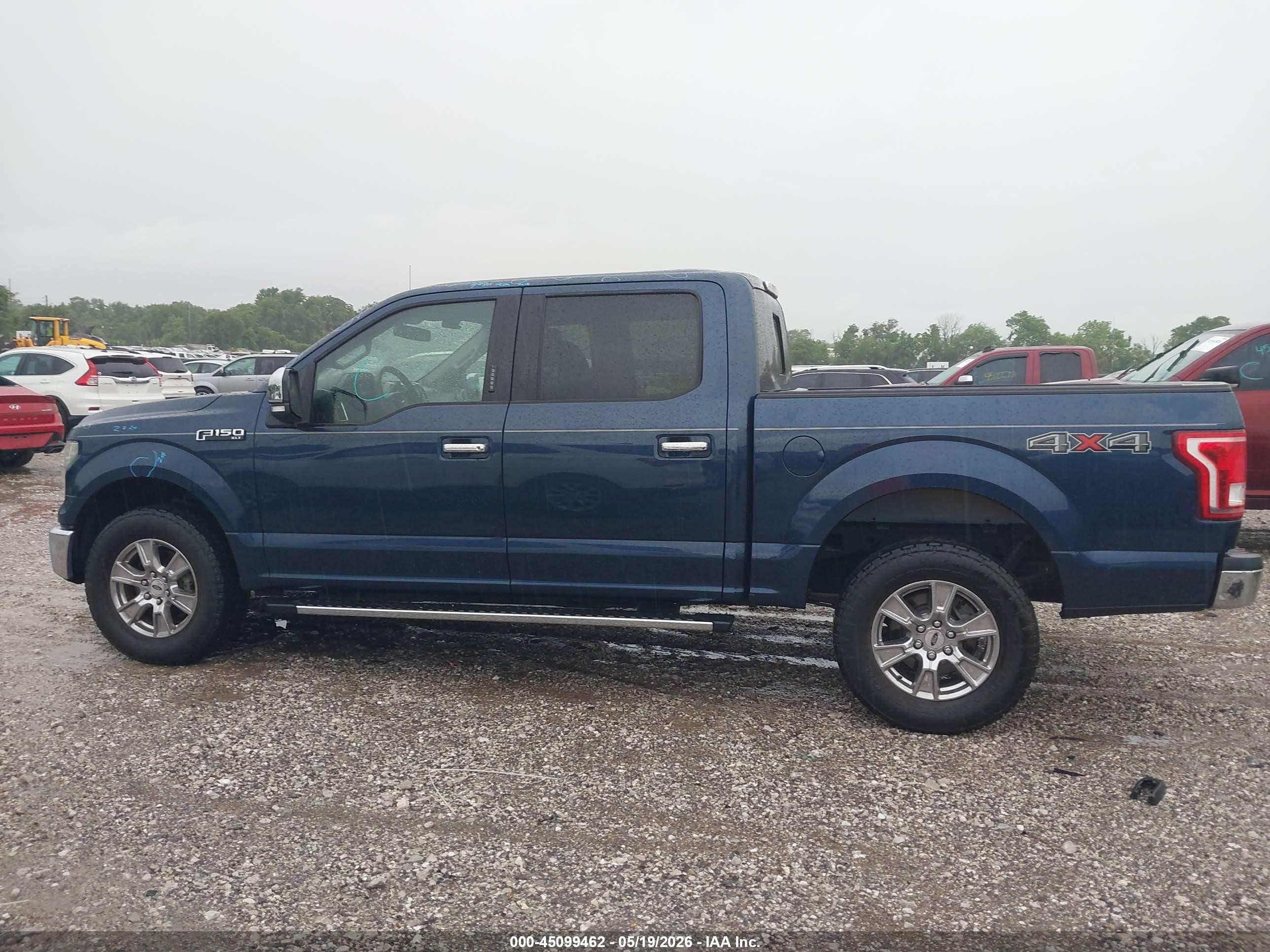2015 Ford F-150 Xlt Blue vin: 1FTEW1EF1FKD32971