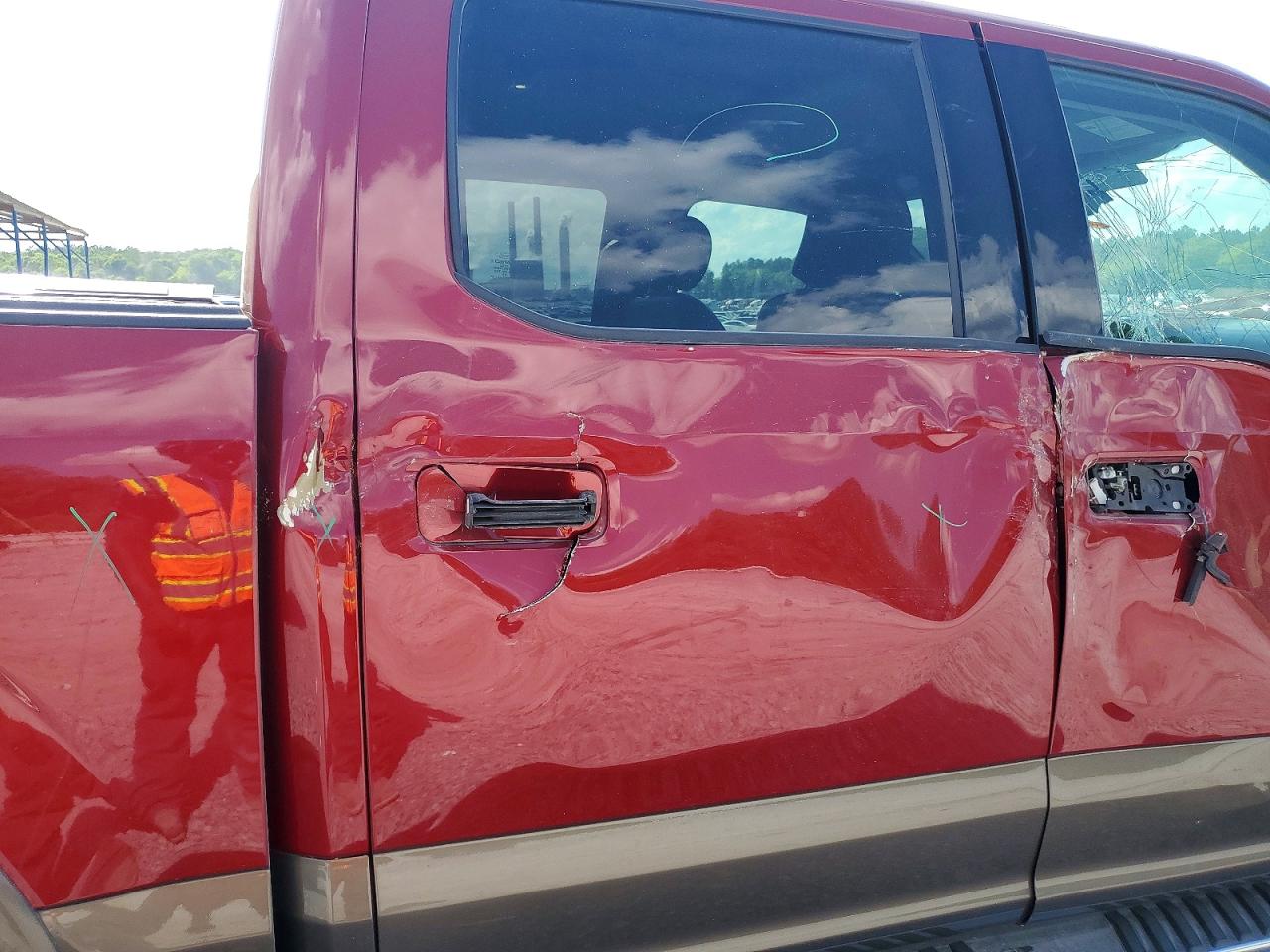2015 Ford F150 Supercrew Red vin: 1FTEW1EF1FKD46465