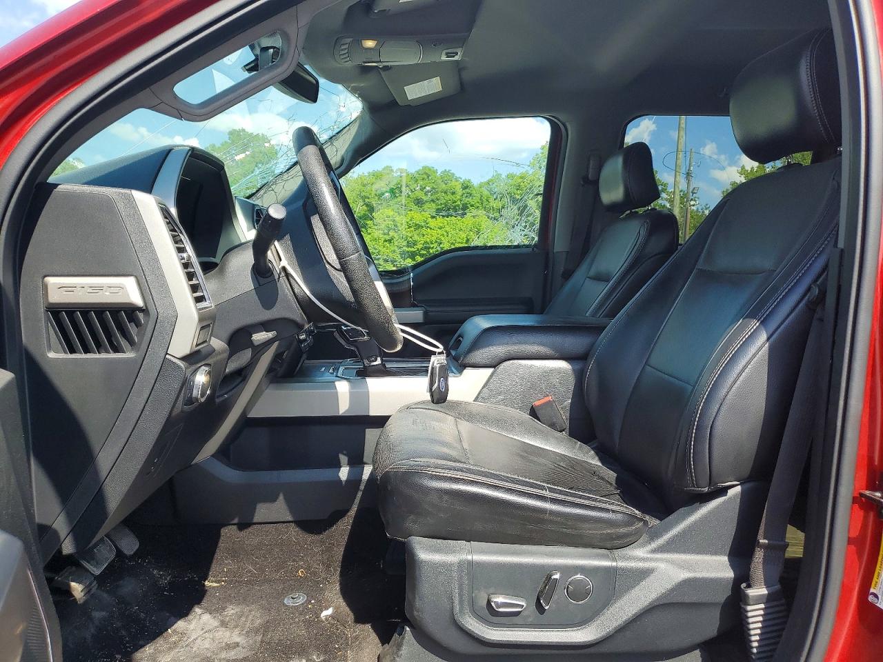 2015 Ford F150 Supercrew Red vin: 1FTEW1EF1FKD46465