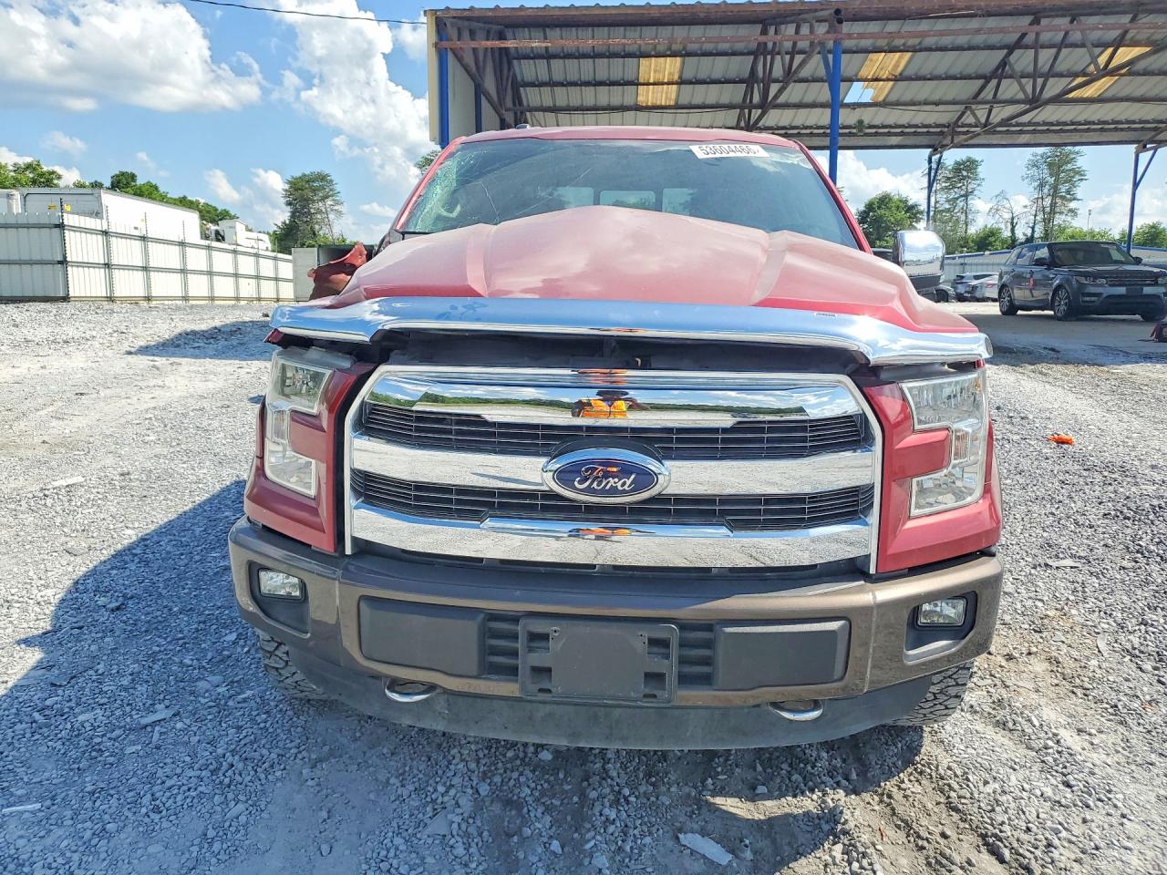 2015 Ford F150 Supercrew Red vin: 1FTEW1EF1FKD46465
