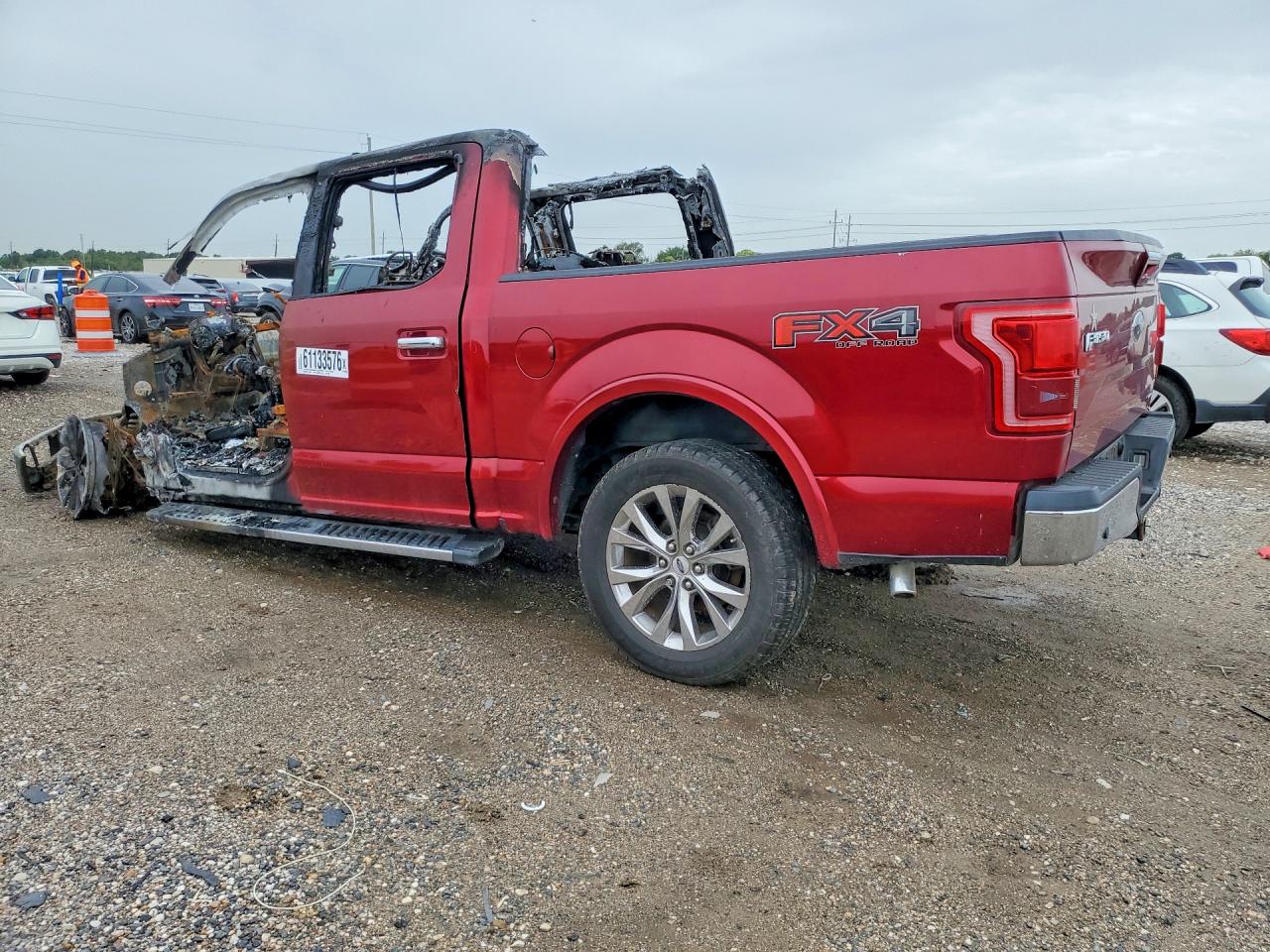 2015 Ford F150 Supercrew Red vin: 1FTEW1EF1FKD47390