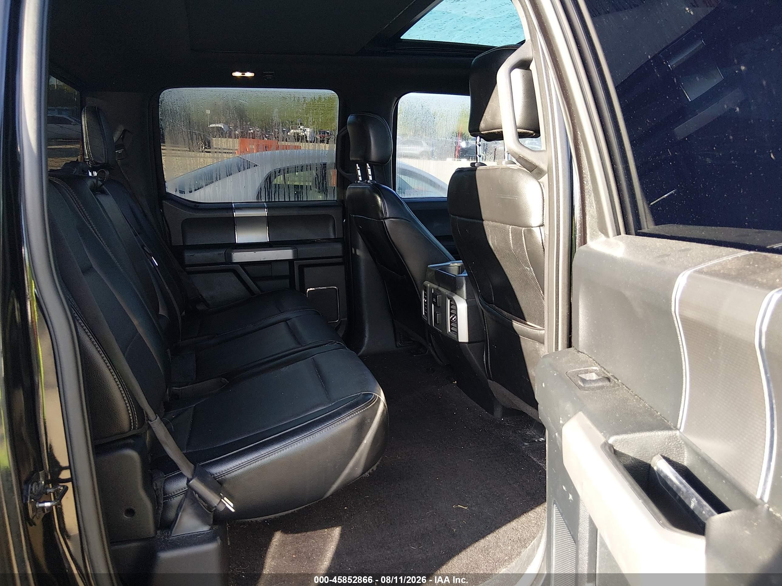 2015 Ford F-150 Lariat Black vin: 1FTEW1EF1FKD63766