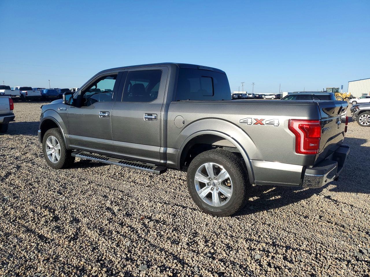 2015 Ford F150 Supercrew Gray vin: 1FTEW1EF1FKE03487