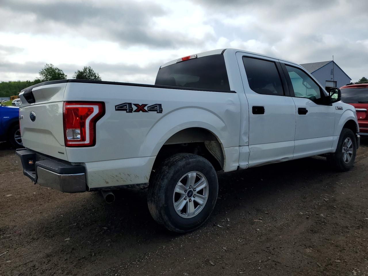 2016 Ford F150 Supercrew White vin: 1FTEW1EF1GFB54845
