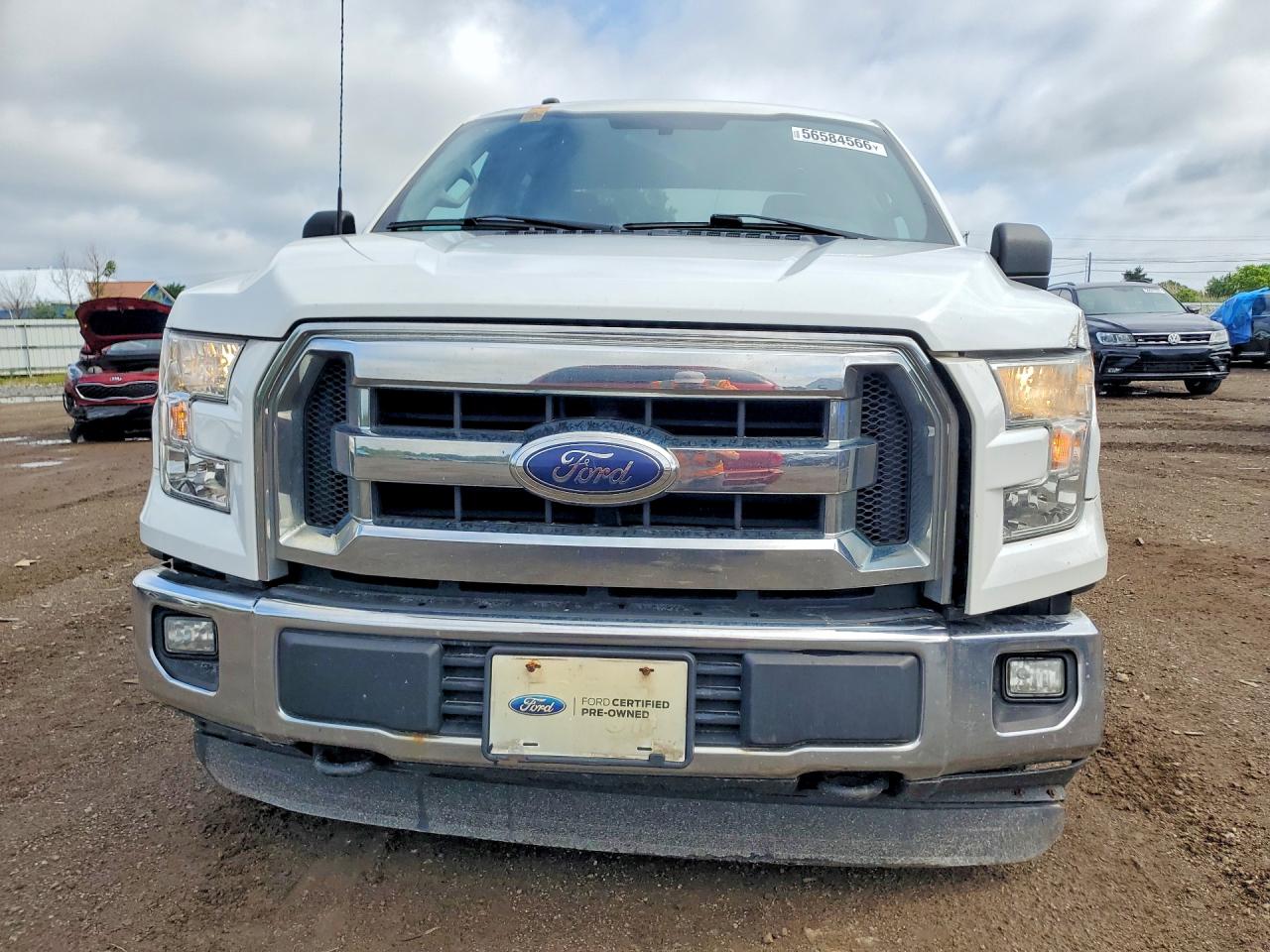 2016 Ford F150 Supercrew White vin: 1FTEW1EF1GFB54845