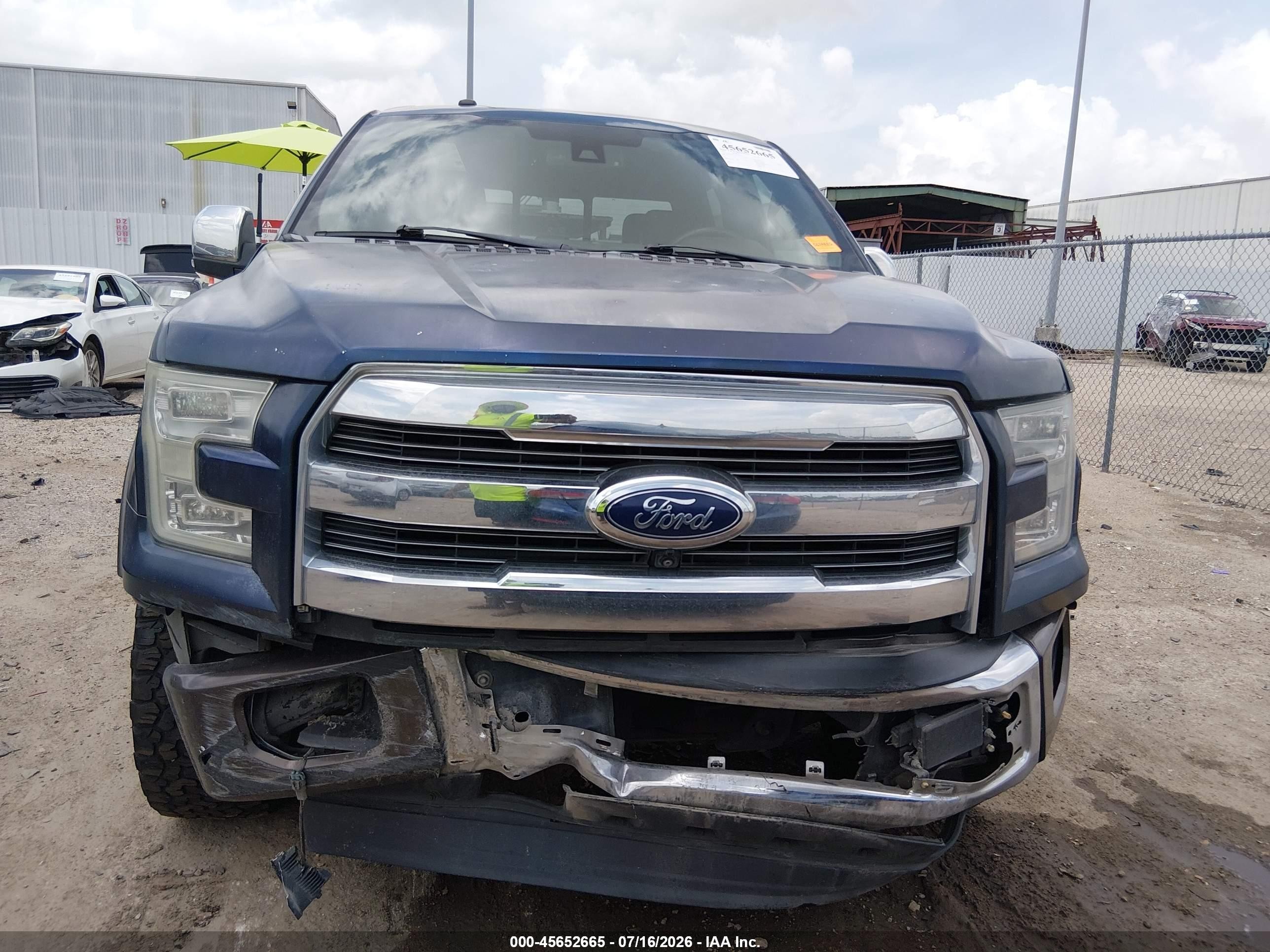 2017 Ford F-150 King Ranch Blue vin: 1FTEW1EF1HFA09757