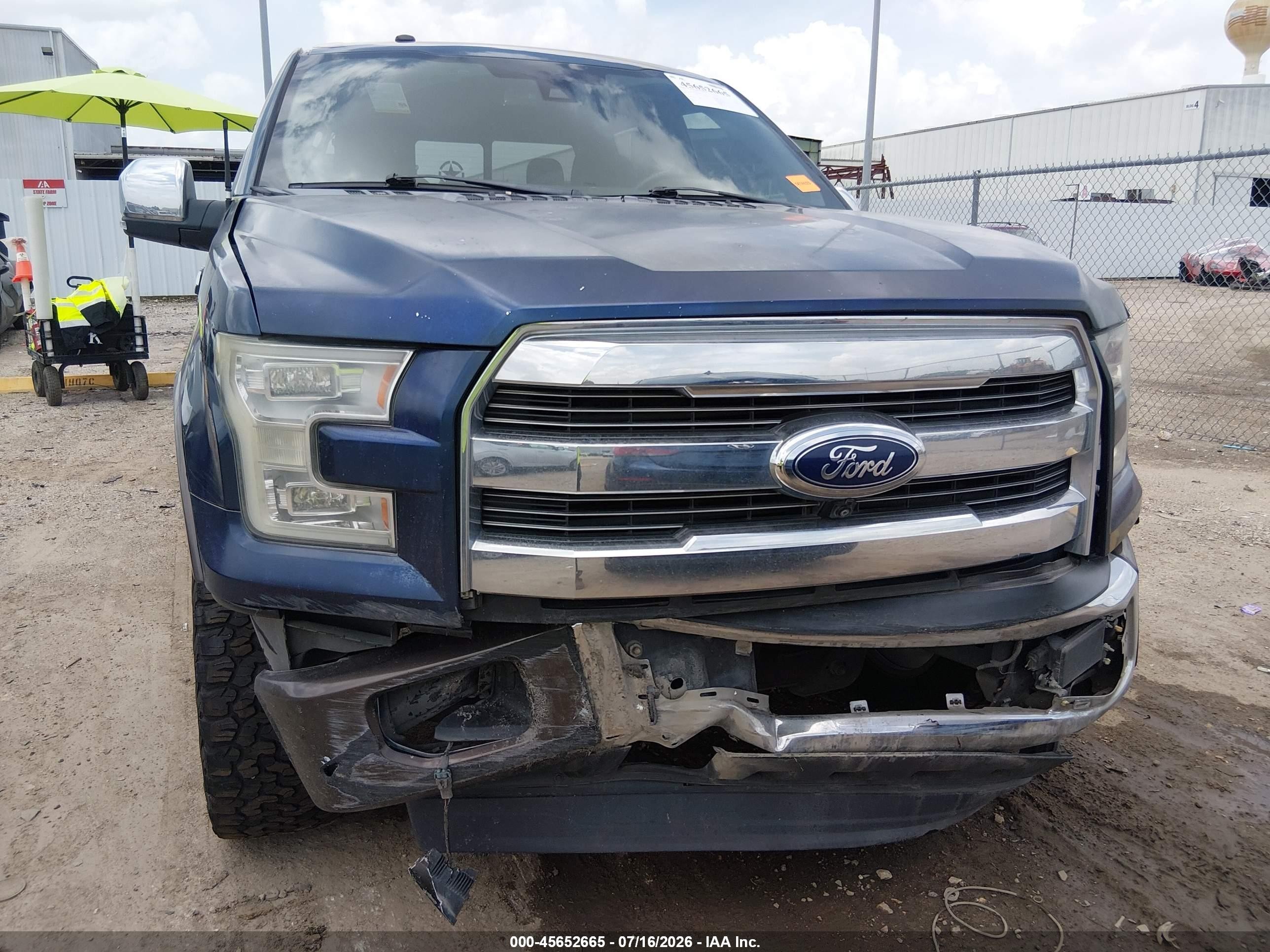 2017 Ford F-150 King Ranch Blue vin: 1FTEW1EF1HFA09757