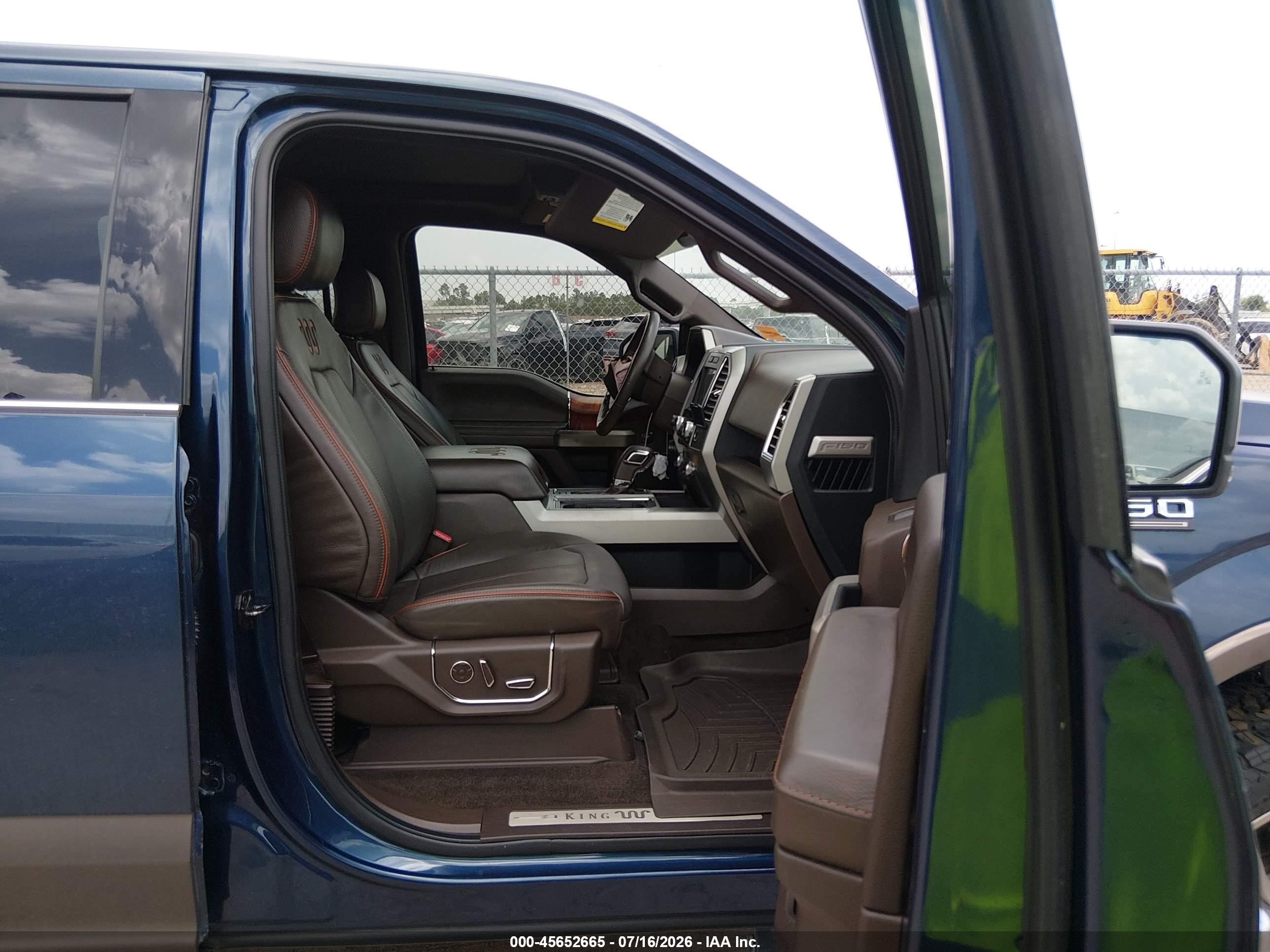 2017 Ford F-150 King Ranch Blue vin: 1FTEW1EF1HFA09757