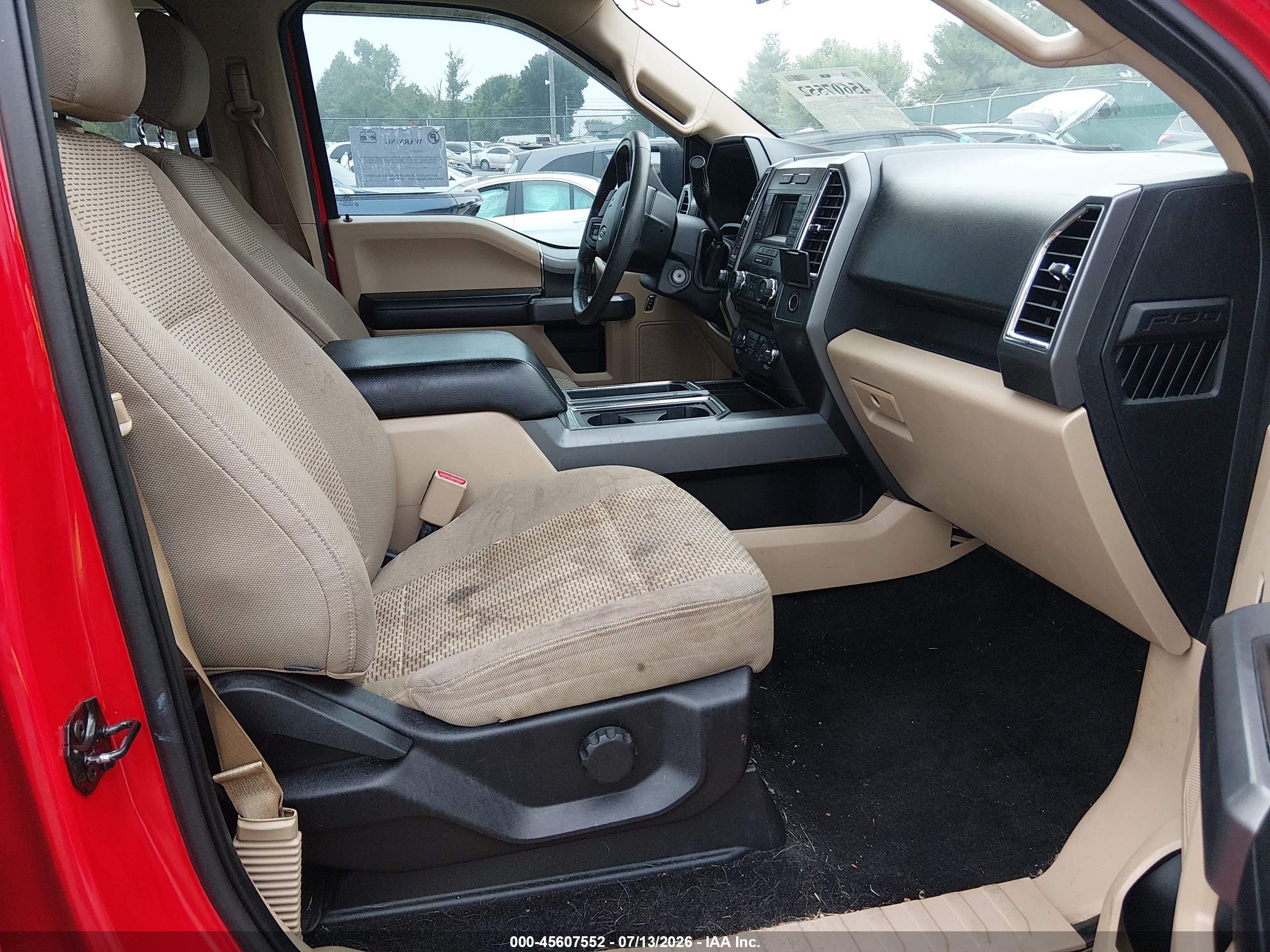 2015 Ford F-150 Xlt Red vin: 1FTEW1EF2FFA09537