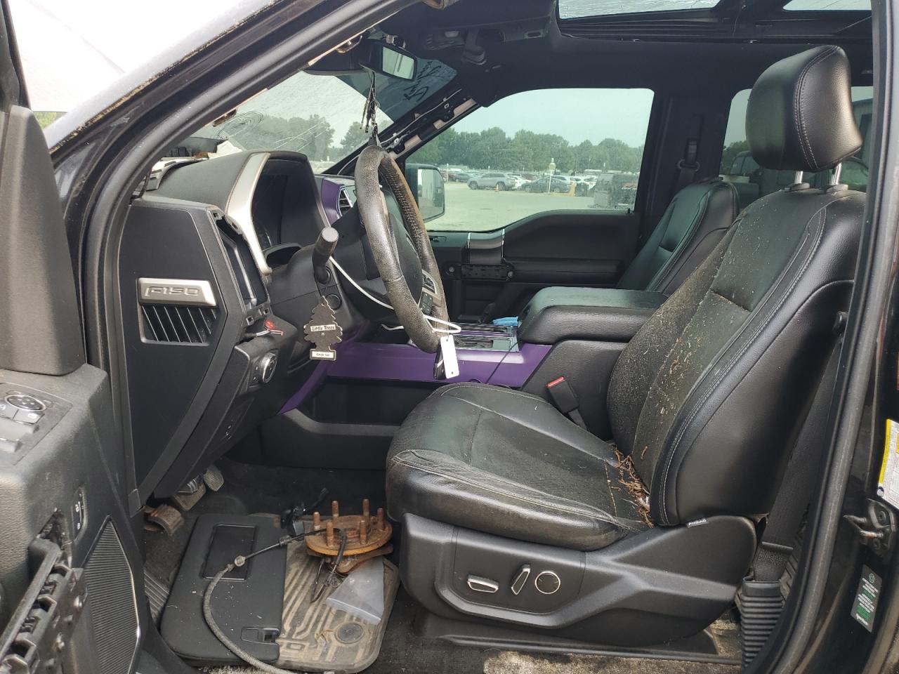2015 Ford F150 Supercrew Black vin: 1FTEW1EF2FFA36270 Damage: Left Interior A Pillar Trim, Missing, Replacement Required