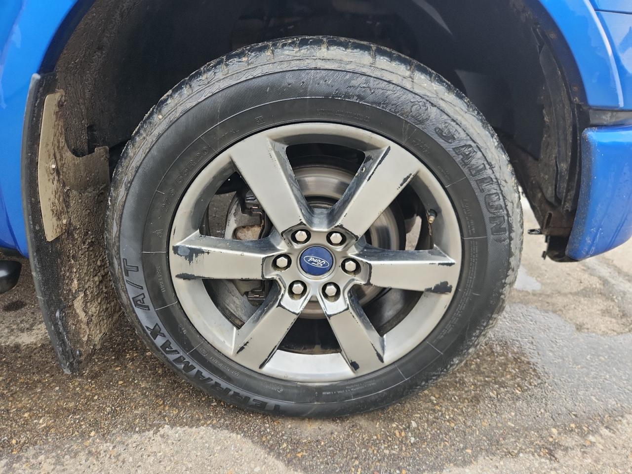 2015 Ford F150 Supercrew Blue vin: 1FTEW1EF2FFA45244 Damage: Right Front Wheel, Curb Rash, > 12 Inches