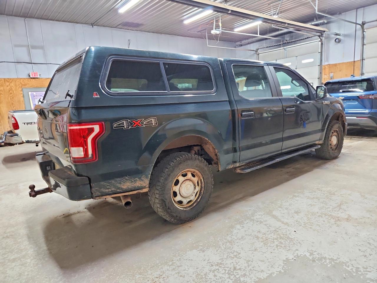 2015 Ford F150 Supercrew Green vin: 1FTEW1EF2FFA75988