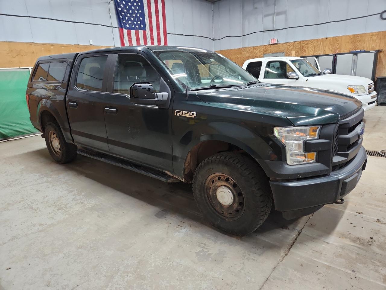 2015 Ford F150 Supercrew Green vin: 1FTEW1EF2FFA75988 Damage: Rf Mirror Cover, Missing, Replacement Required