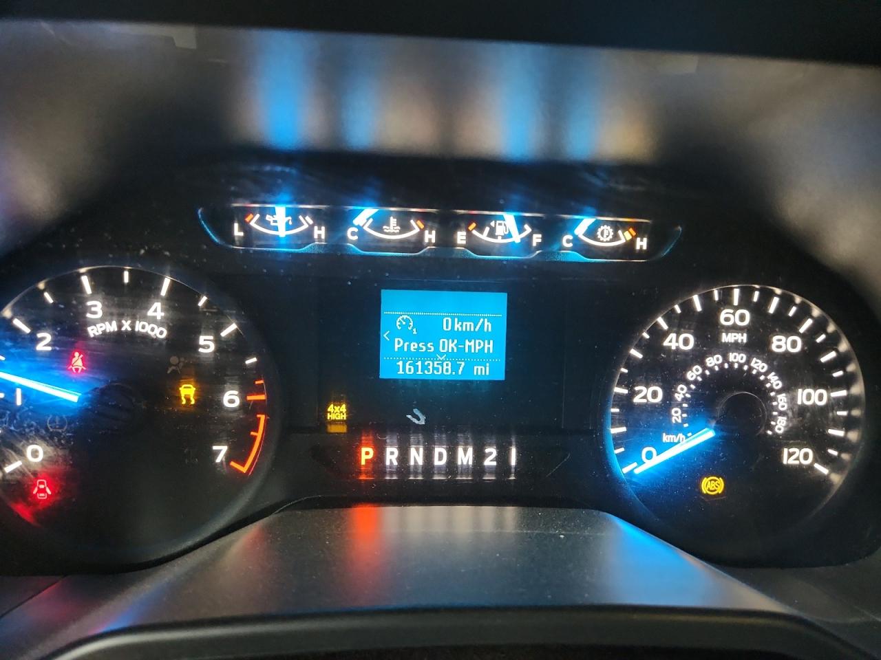 2015 Ford F150 Supercrew Green vin: 1FTEW1EF2FFA75988 Damage: Warning Light - Abs, On, Unacceptable