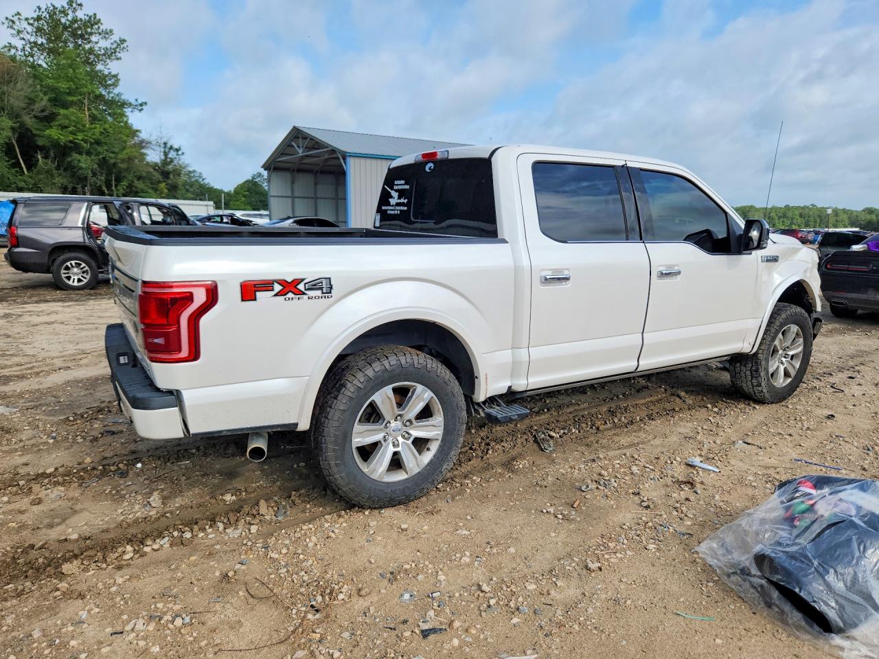 2015 Ford F150 Supercrew White vin: 1FTEW1EF2FFA77725