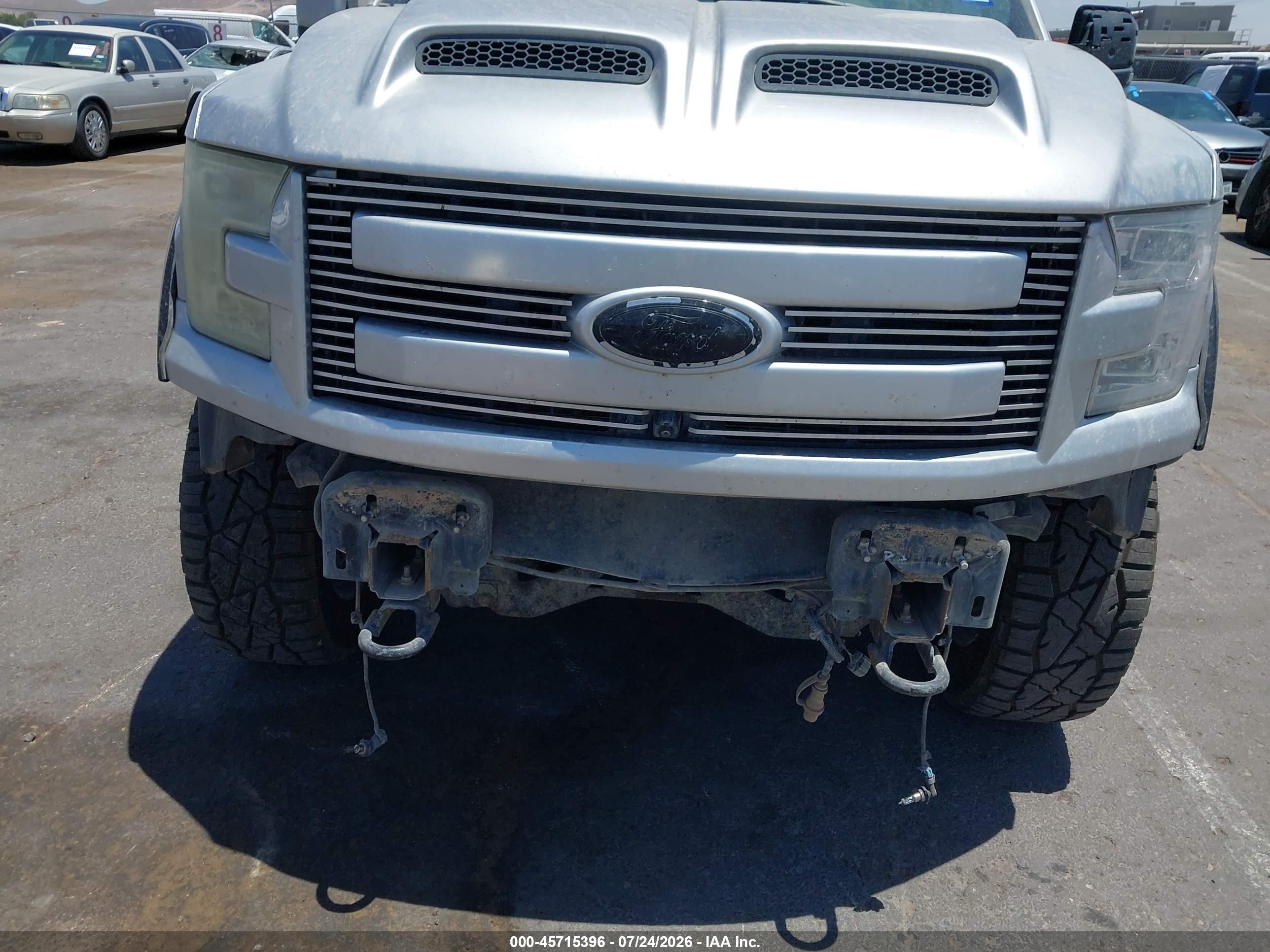 2015 Ford F-150 Lariat Silver vin: 1FTEW1EF2FFB42072