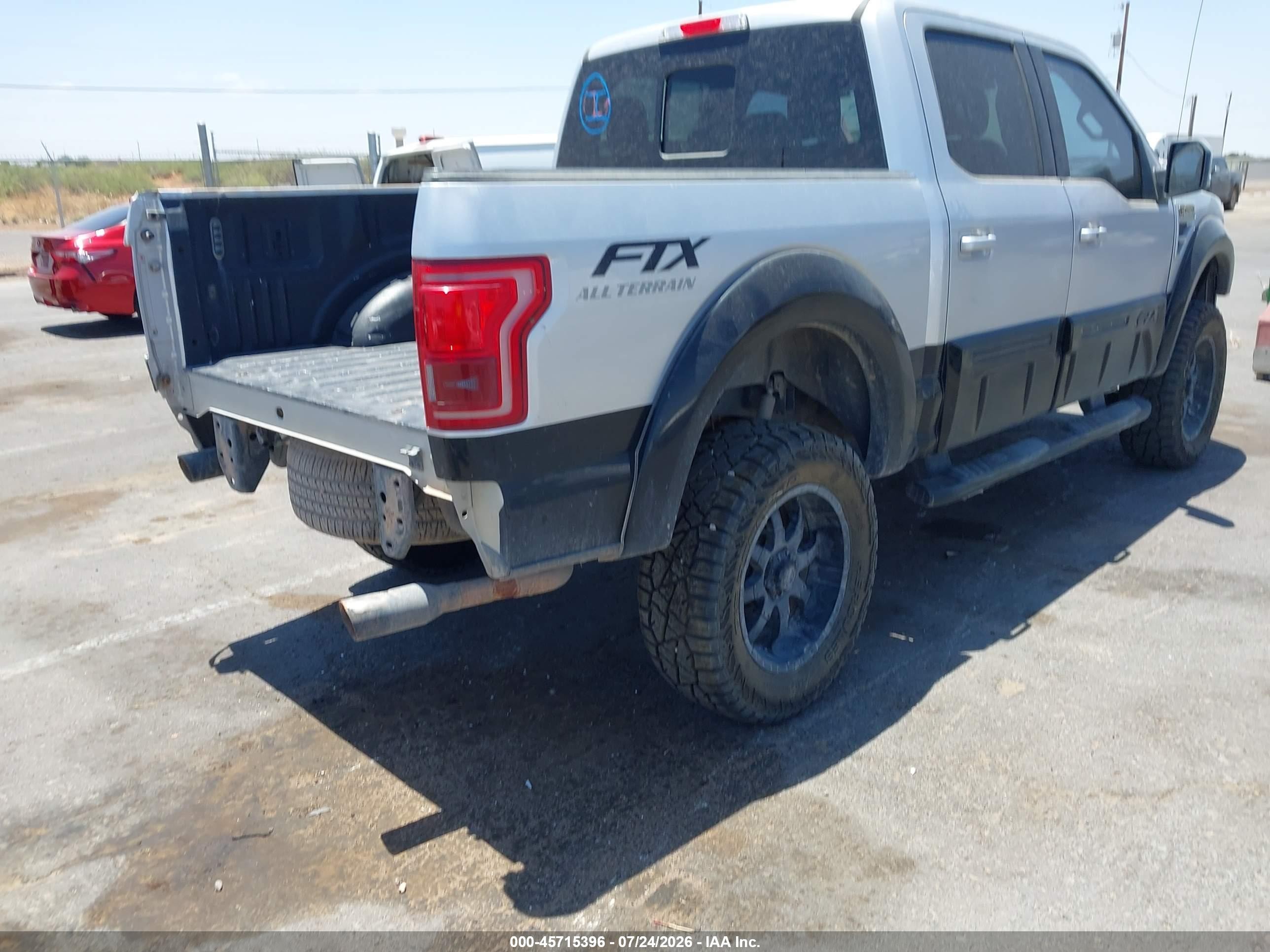 2015 Ford F-150 Lariat Silver vin: 1FTEW1EF2FFB42072