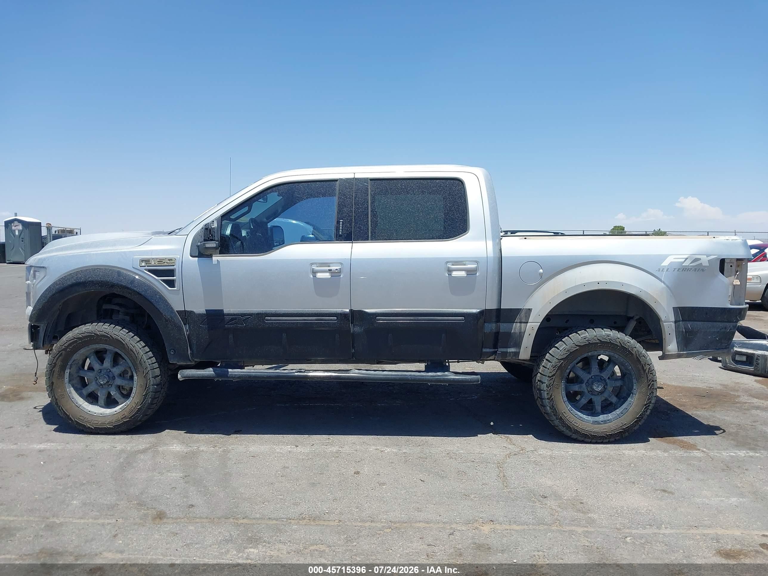 2015 Ford F-150 Lariat Silver vin: 1FTEW1EF2FFB42072