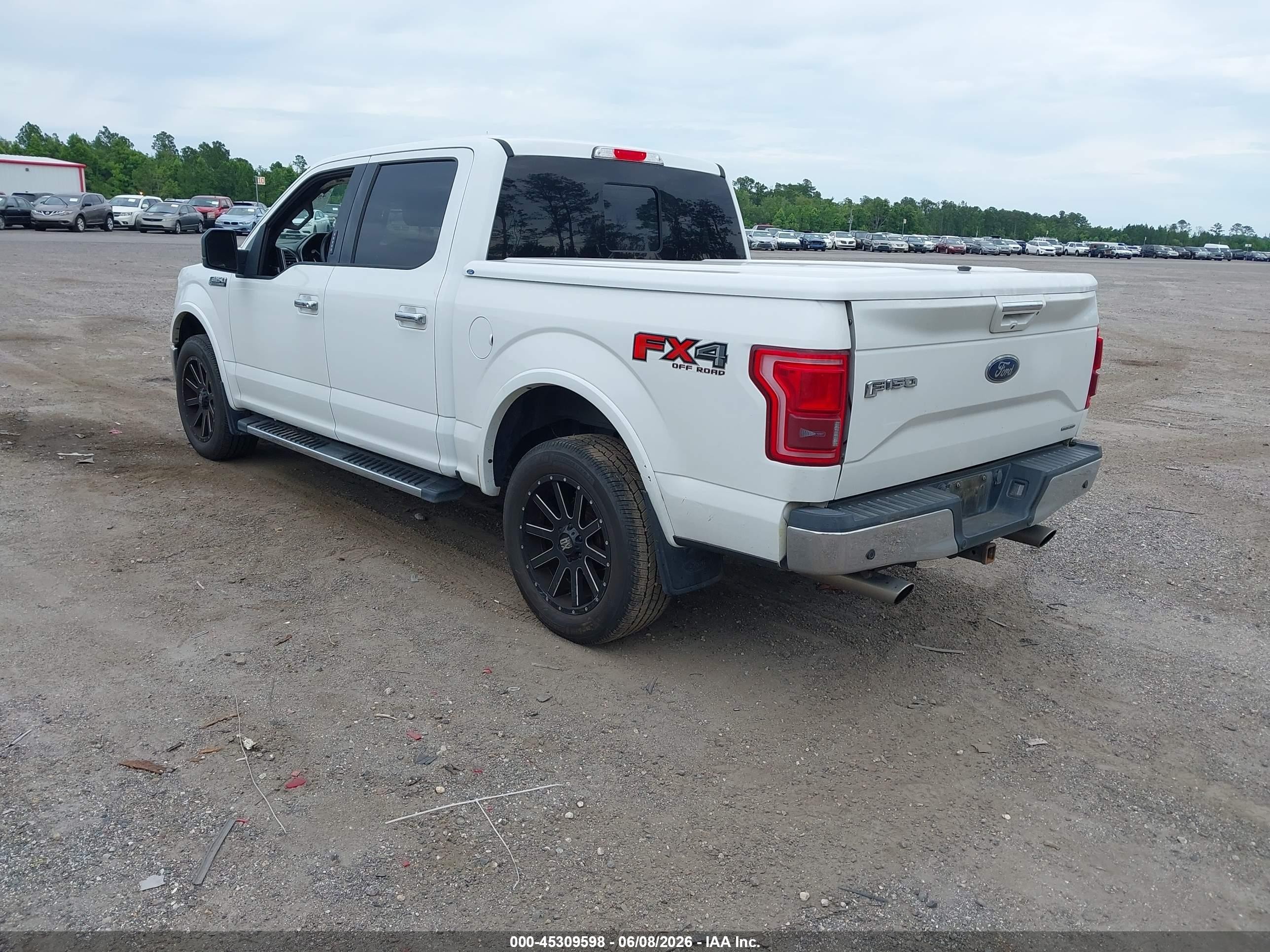 2015 Ford F-150 Lariat Белый vin: 1FTEW1EF2FFC03954