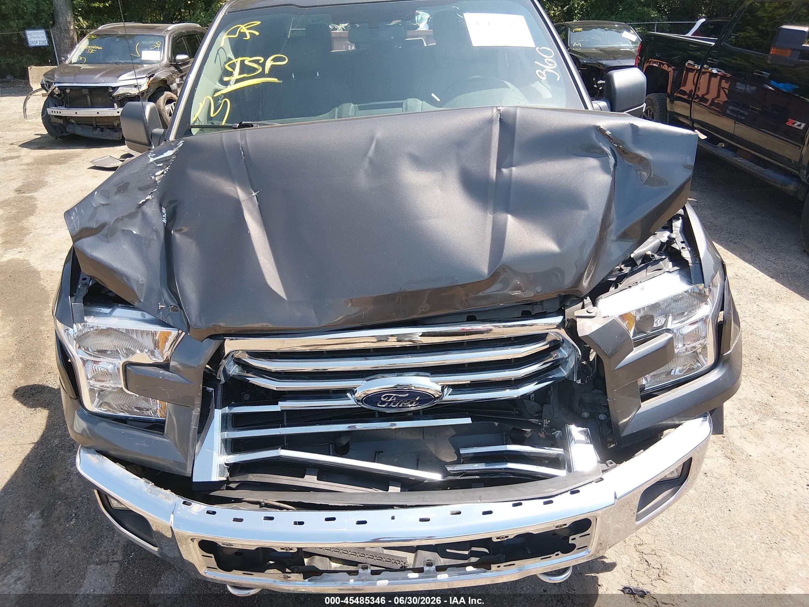 2015 Ford F-150 King Ranch/lariat/platinum/xl/xlt Серый vin: 1FTEW1EF2FFC44925