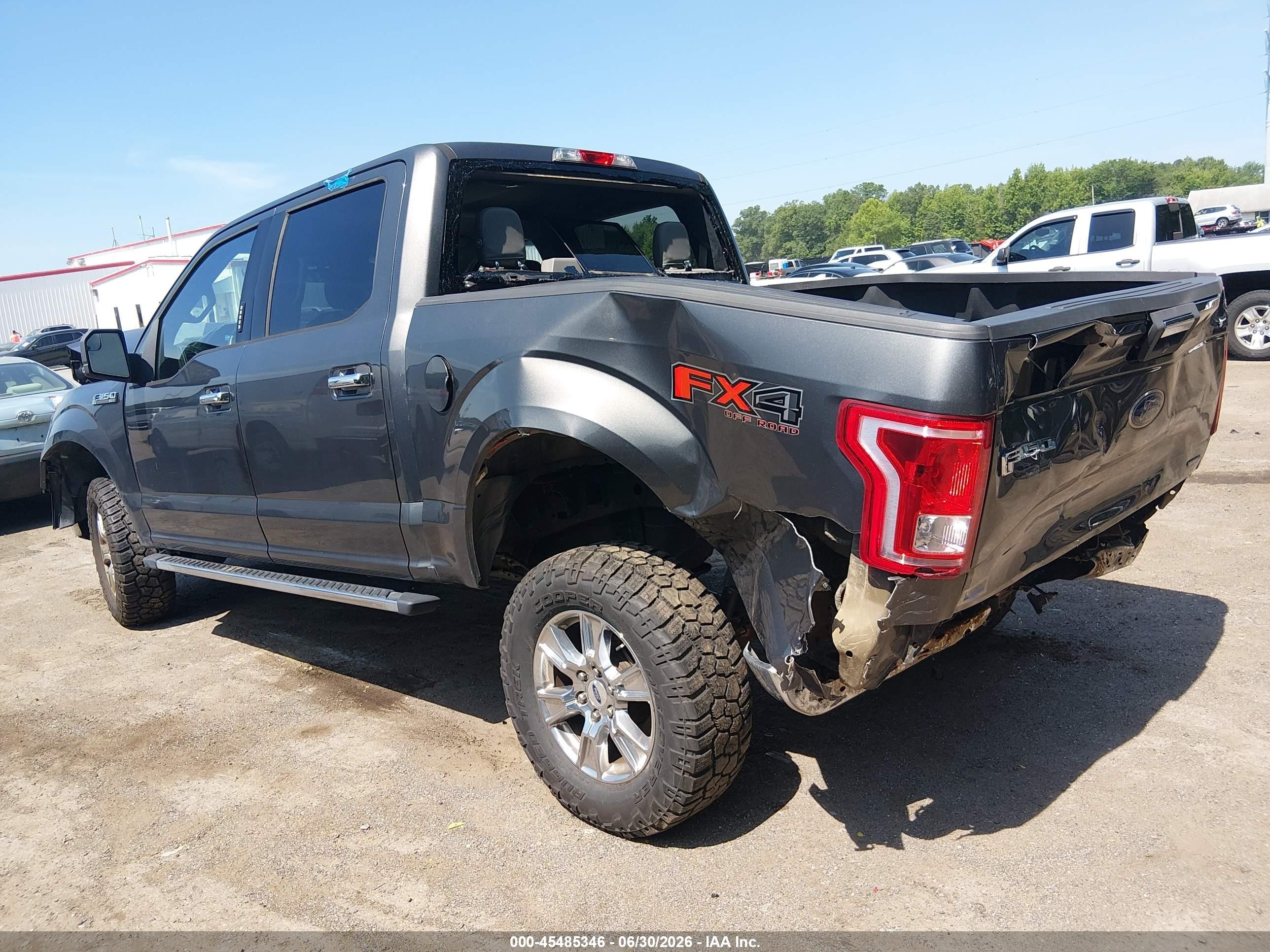 2015 Ford F-150 King Ranch/lariat/platinum/xl/xlt Серый vin: 1FTEW1EF2FFC44925