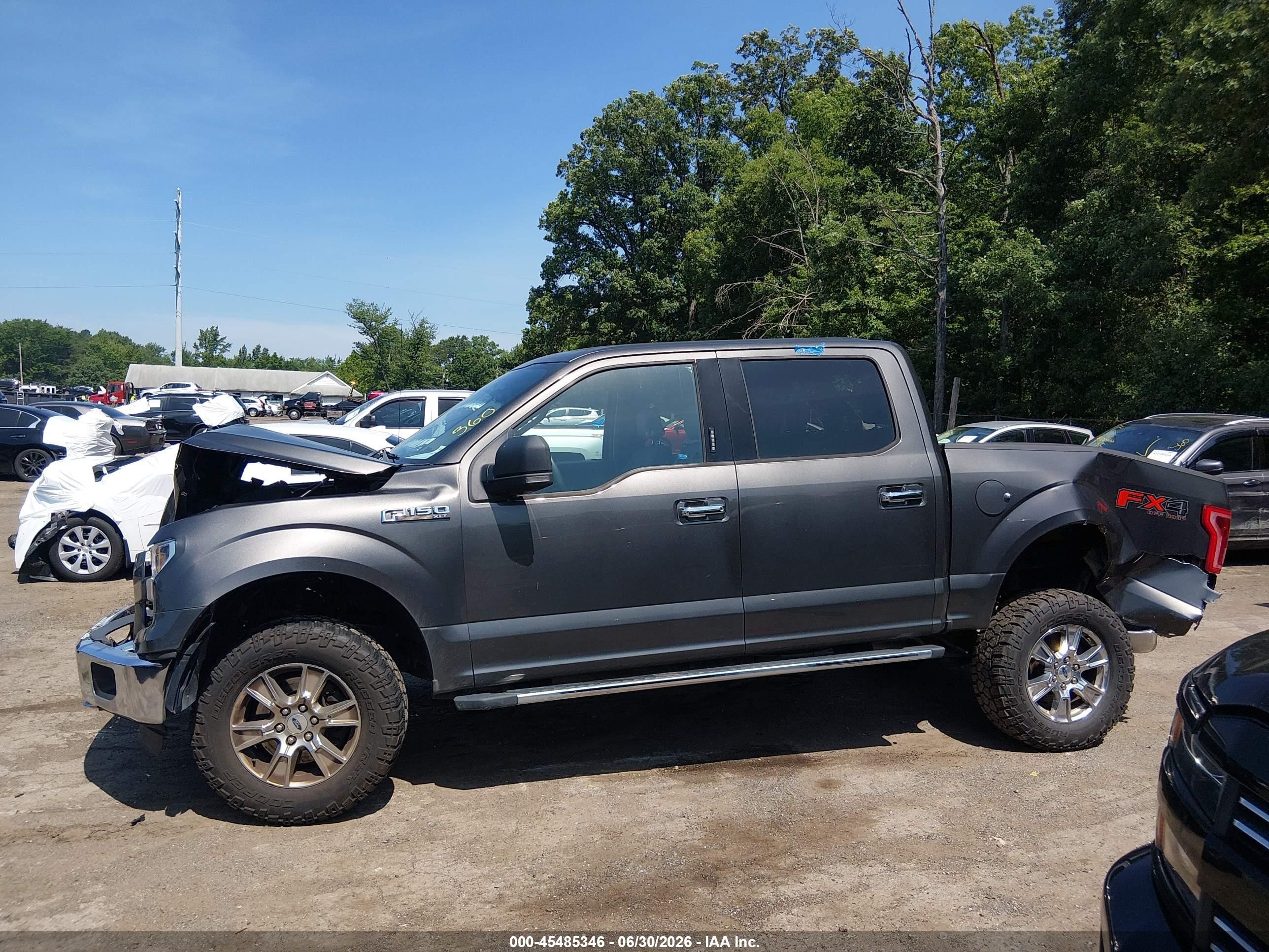 2015 Ford F-150 King Ranch/lariat/platinum/xl/xlt Серый vin: 1FTEW1EF2FFC44925