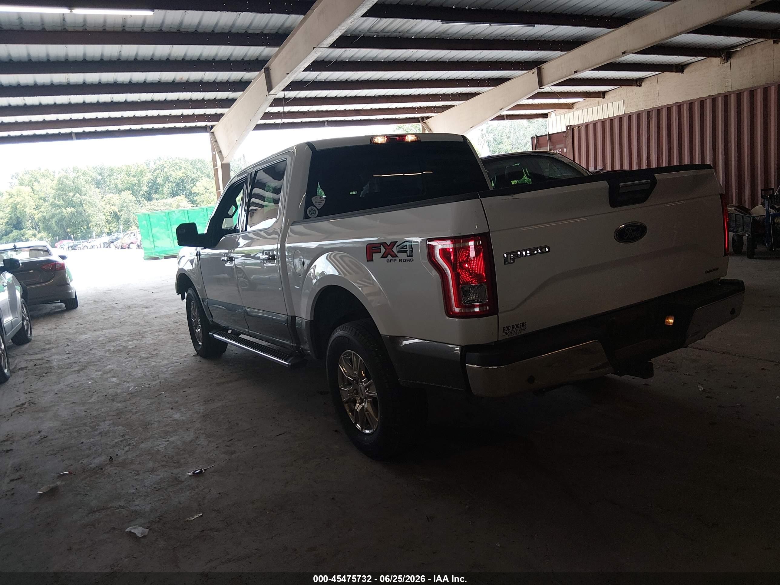 2015 Ford F-150 King Ranch/lariat/platinum/xl/xlt Белый vin: 1FTEW1EF2FFC85815