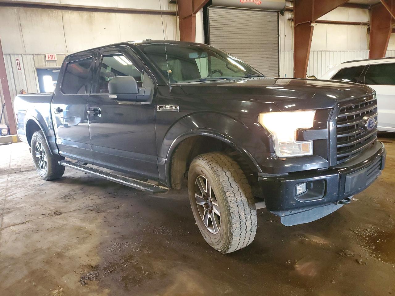 2015 Ford F150 Supercrew Black vin: 1FTEW1EF2FFC96247