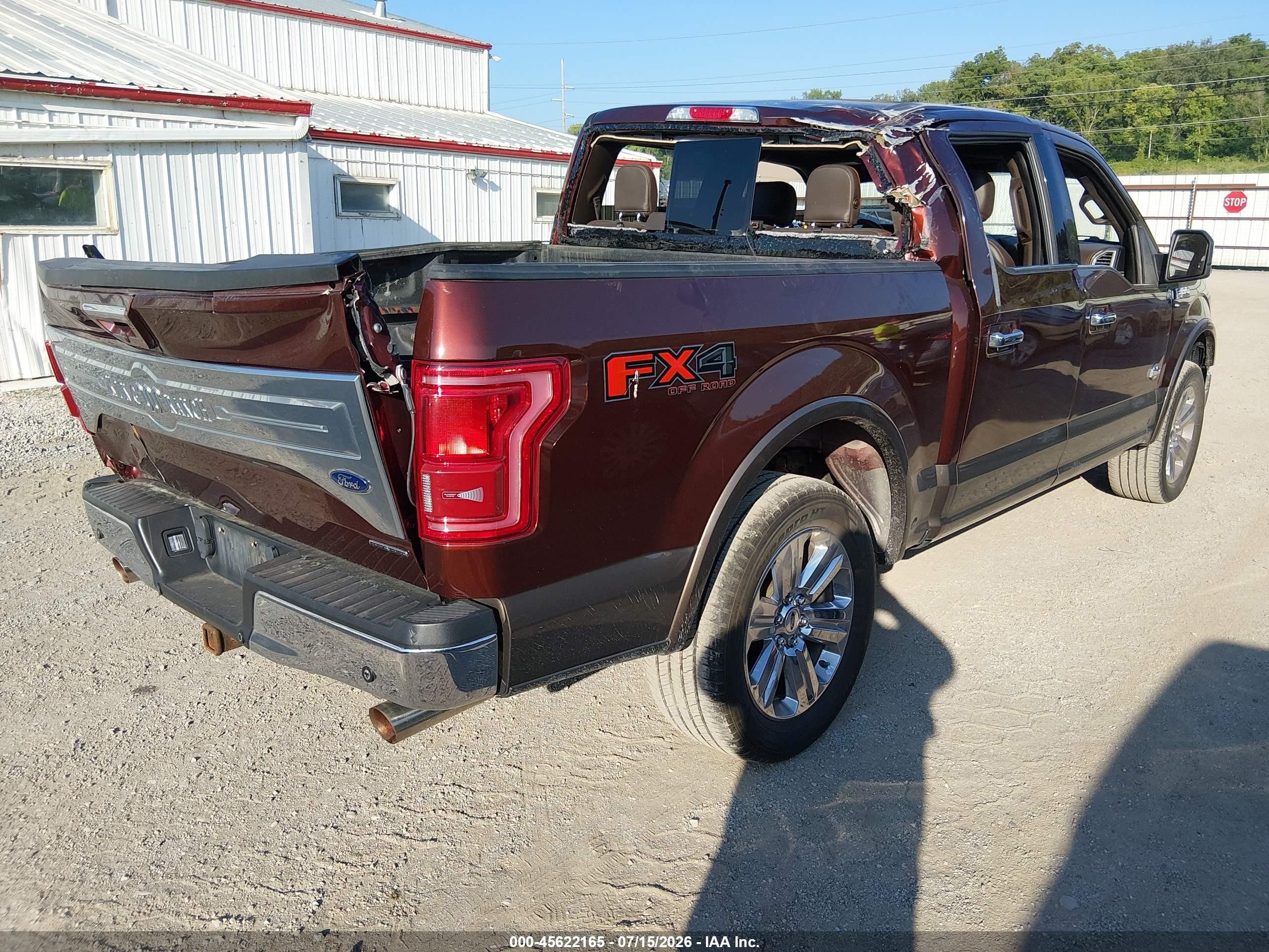 2015 Ford F-150 King Ranch Brown vin: 1FTEW1EF2FFD04718