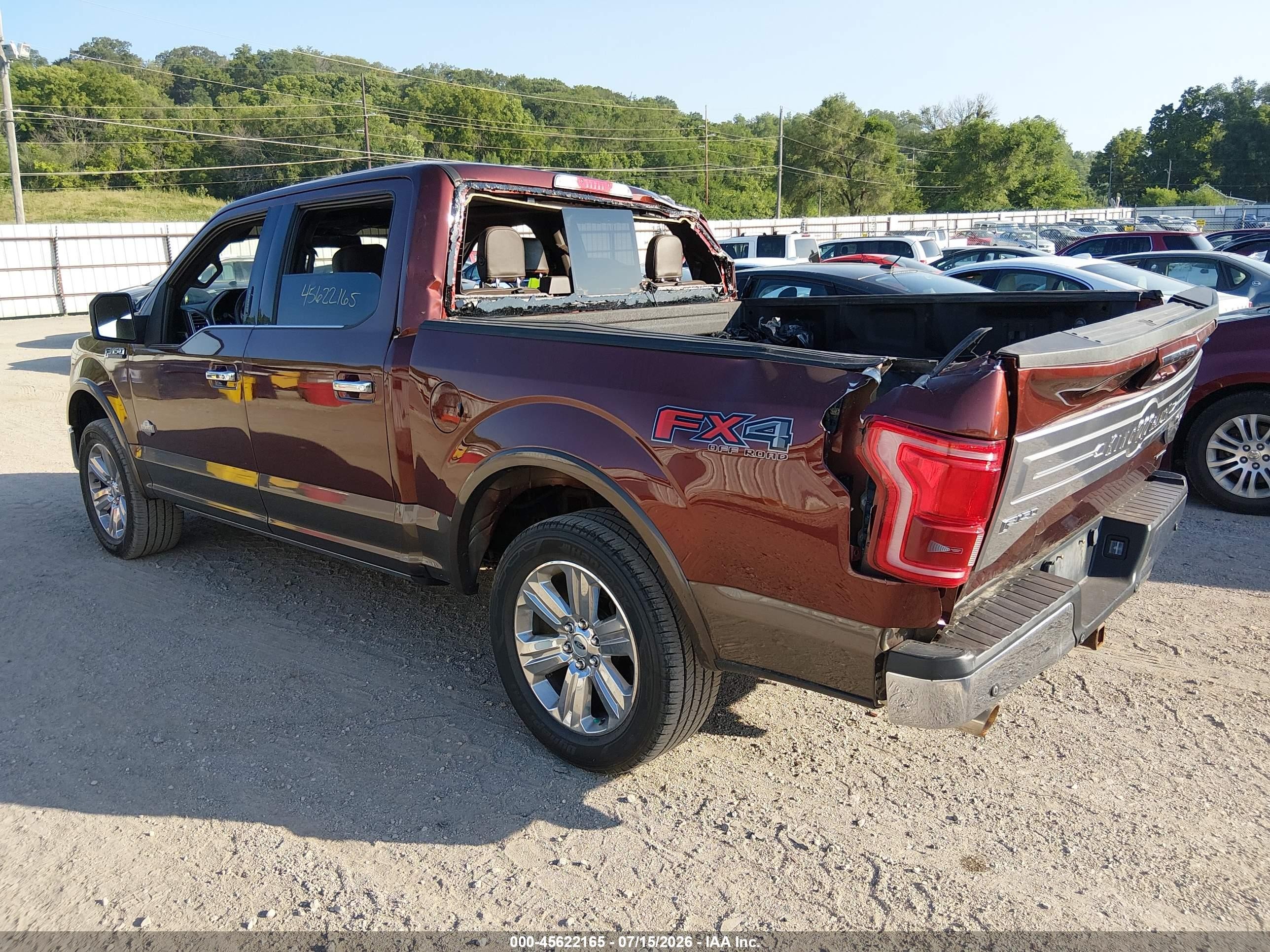 2015 Ford F-150 King Ranch Brown vin: 1FTEW1EF2FFD04718