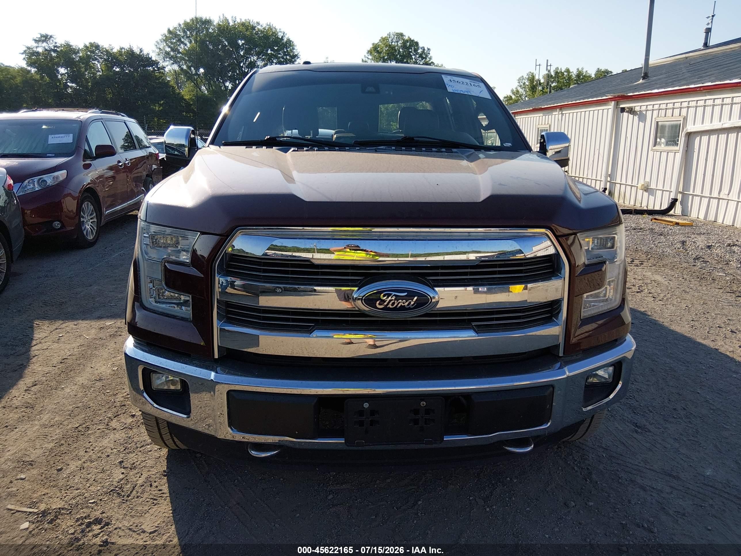 2015 Ford F-150 King Ranch Brown vin: 1FTEW1EF2FFD04718