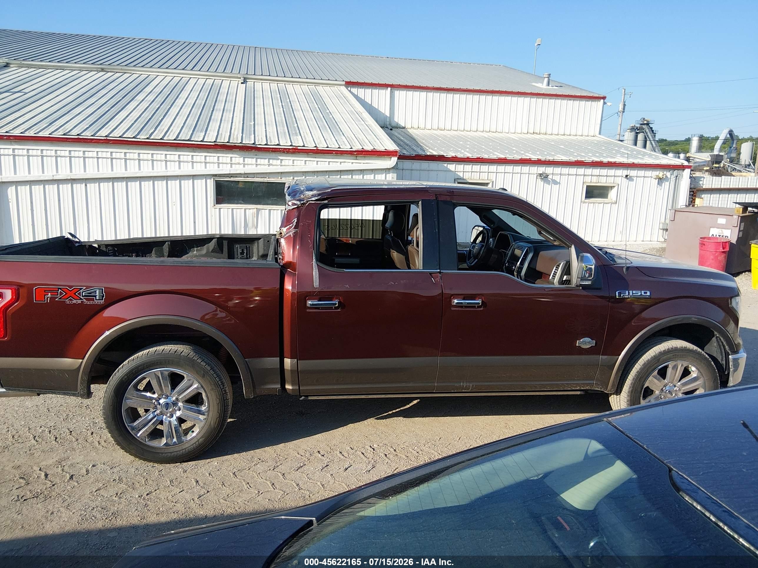 2015 Ford F-150 King Ranch Brown vin: 1FTEW1EF2FFD04718