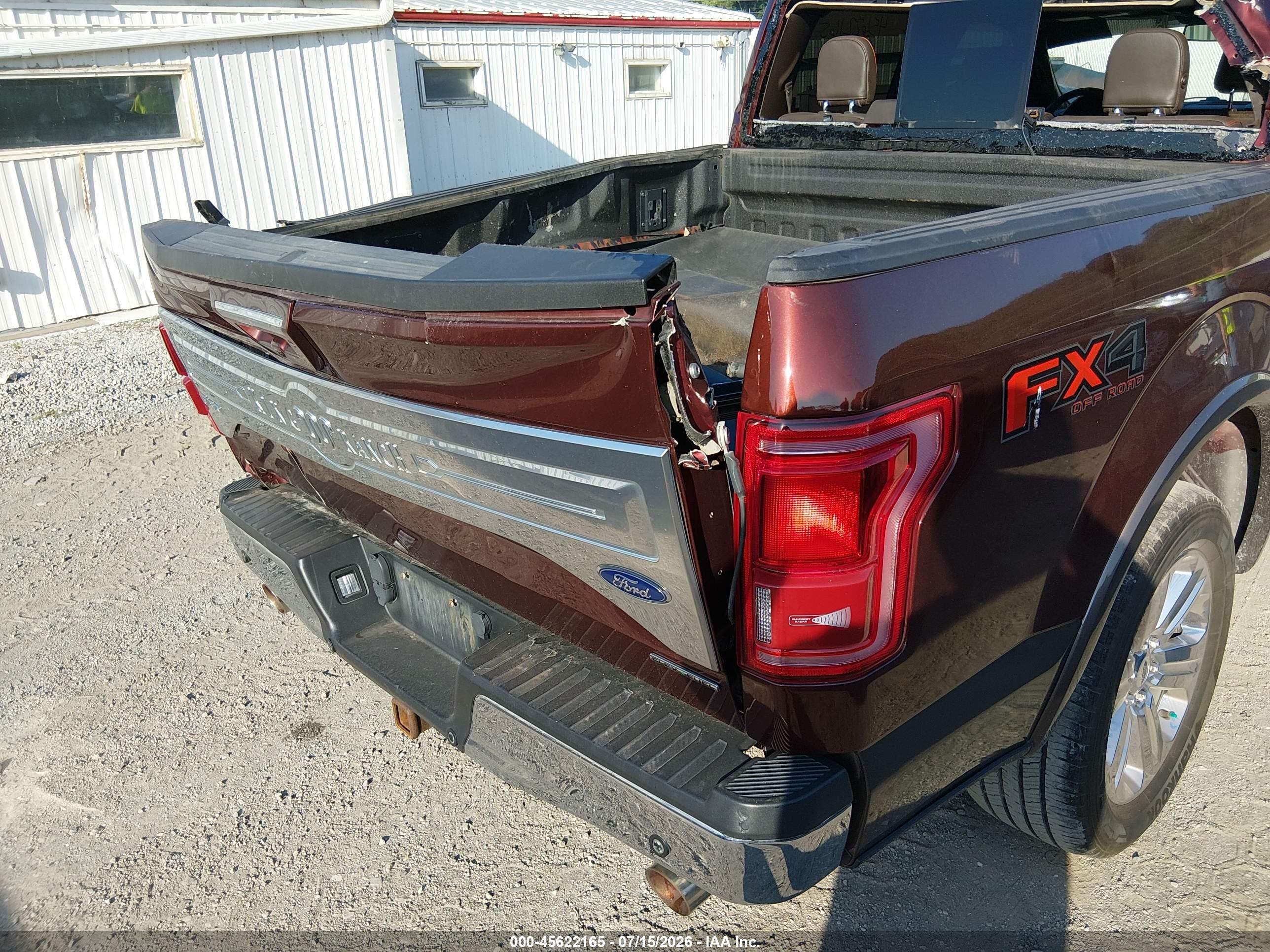 2015 Ford F-150 King Ranch Brown vin: 1FTEW1EF2FFD04718